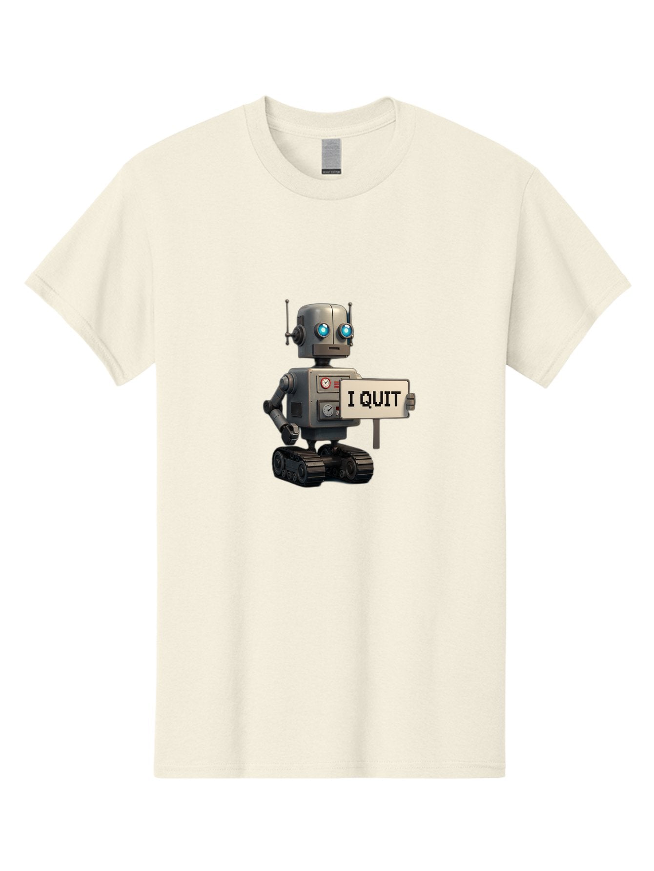 I-Quit-Robot Men'S Graphic Tee, 100% Cotton, Comfortable Casual Summer Wear, Machine Washable, Vintage Camera, Old Camera, Antique Camera, Black Camera, Classic Photography, Photography Equipment, Nostalgic Device, Film Camera, Camera Art Bak749 7