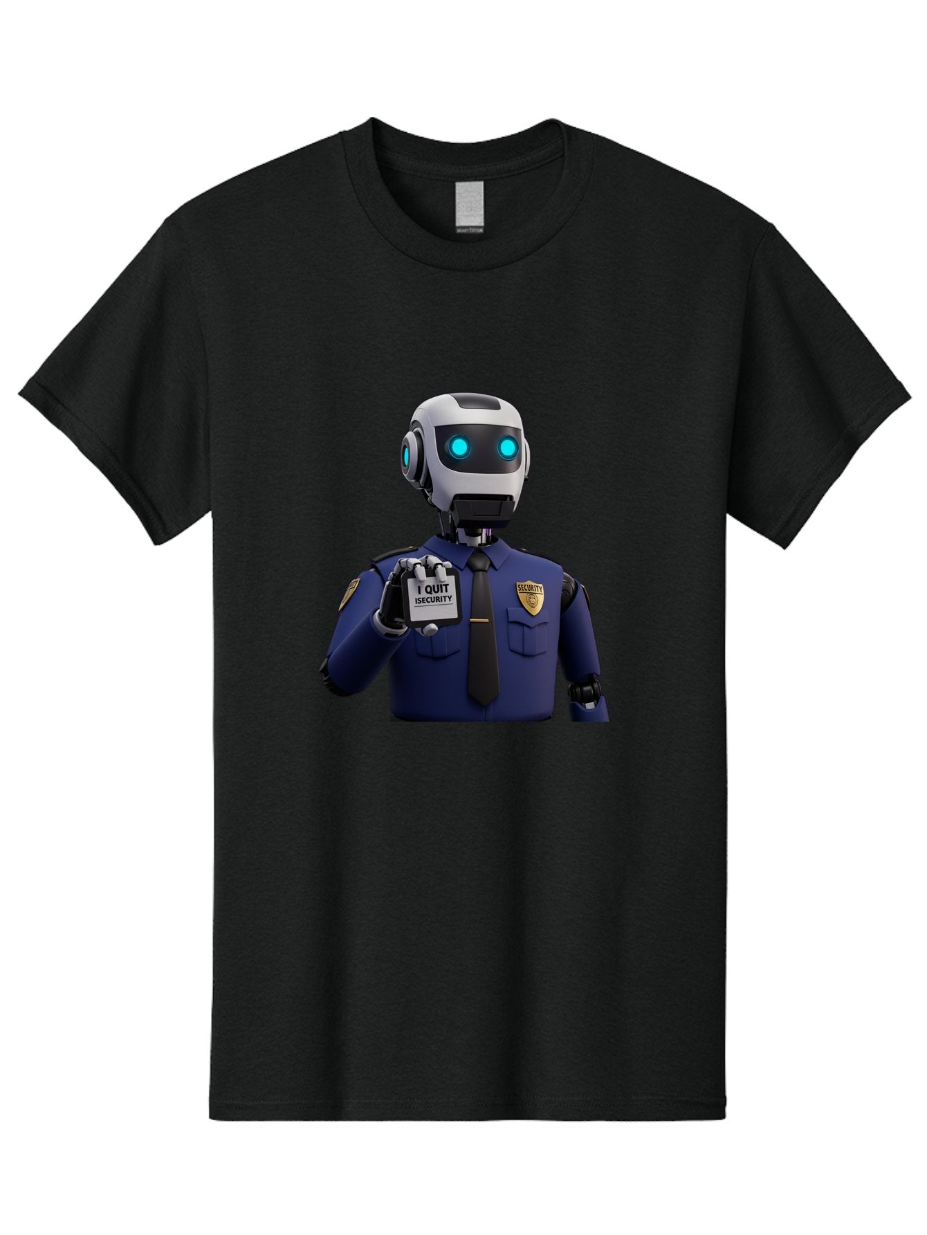 I-Quit-Security-Robot Men'S Graphic Tee, 100% Cotton, Comfortable Casual Summer Wear, Machine Washable, Vintage Camera, Old Camera, Antique Camera, Black Camera, Classic Photography, Photography Equipment, Nostalgic Device, Film Camera, Bak750 8