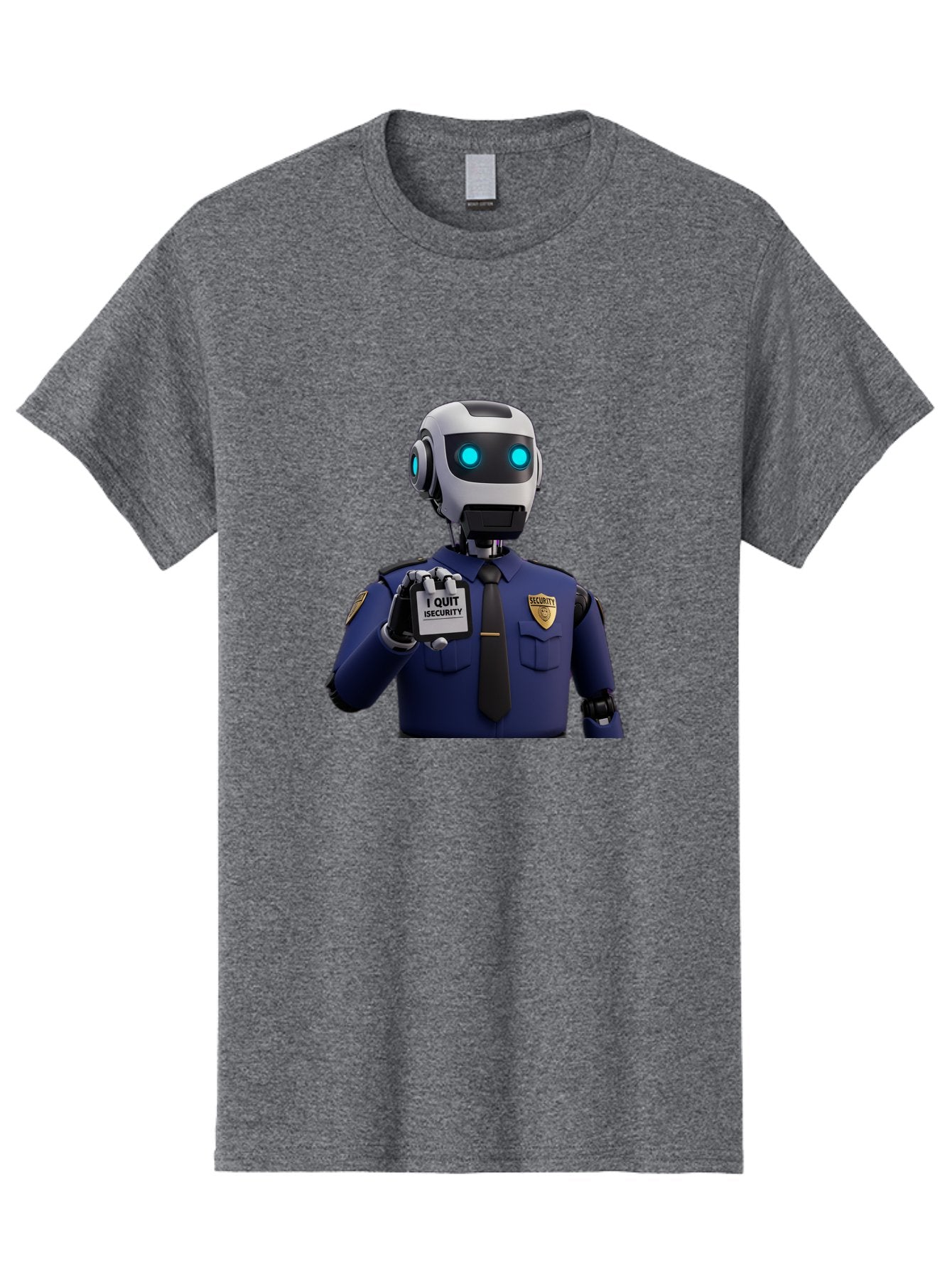 I-Quit-Security-Robot Men'S Graphic Tee, 100% Cotton, Comfortable Casual Summer Wear, Machine Washable, Vintage Camera, Old Camera, Antique Camera, Black Camera, Classic Photography, Photography Equipment, Nostalgic Device, Film Camera, Bak750