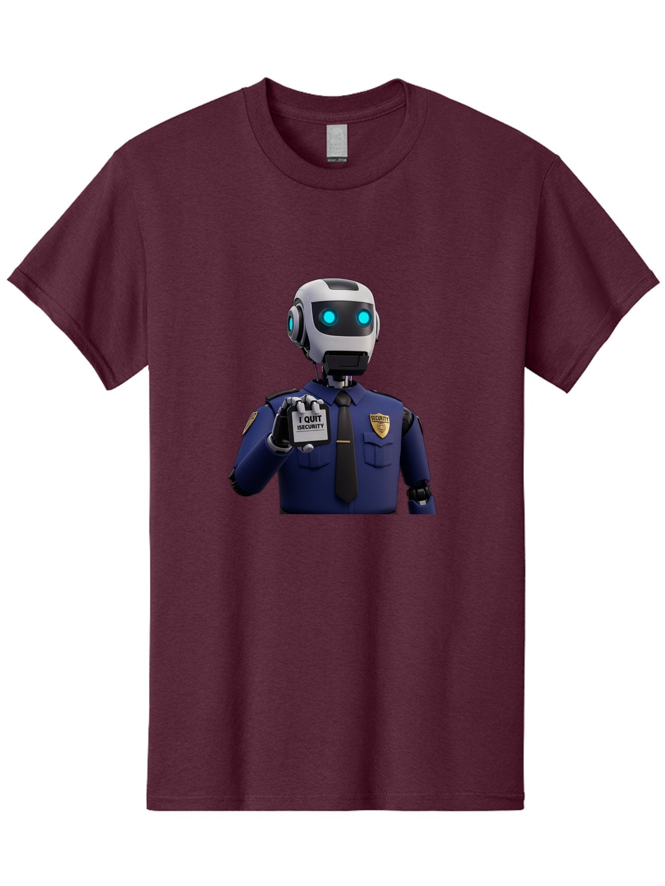 I-Quit-Security-Robot Men'S Graphic Tee, 100% Cotton, Comfortable Casual Summer Wear, Machine Washable, Vintage Camera, Old Camera, Antique Camera, Black Camera, Classic Photography, Photography Equipment, Nostalgic Device, Film Camera, Bak750 7