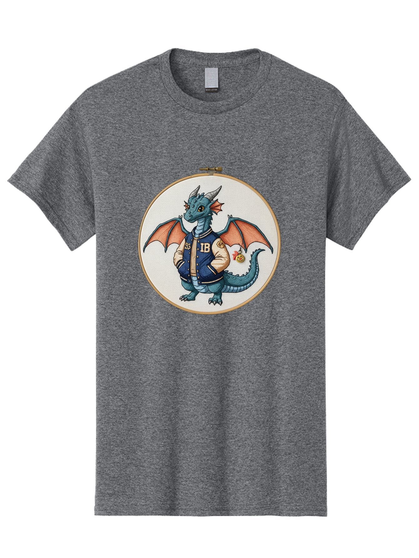 Ib-Dragon-Varsity-Jacket Men'S Graphic Tee, 100% Cotton, Comfortable Casual Summer Wear, Machine Washable, Vintage Camera, Old Camera, Antique Camera, Black Camera, Classic Photography, Photography Equipment, Nostalgic Device, Film Camera, Bak752 13