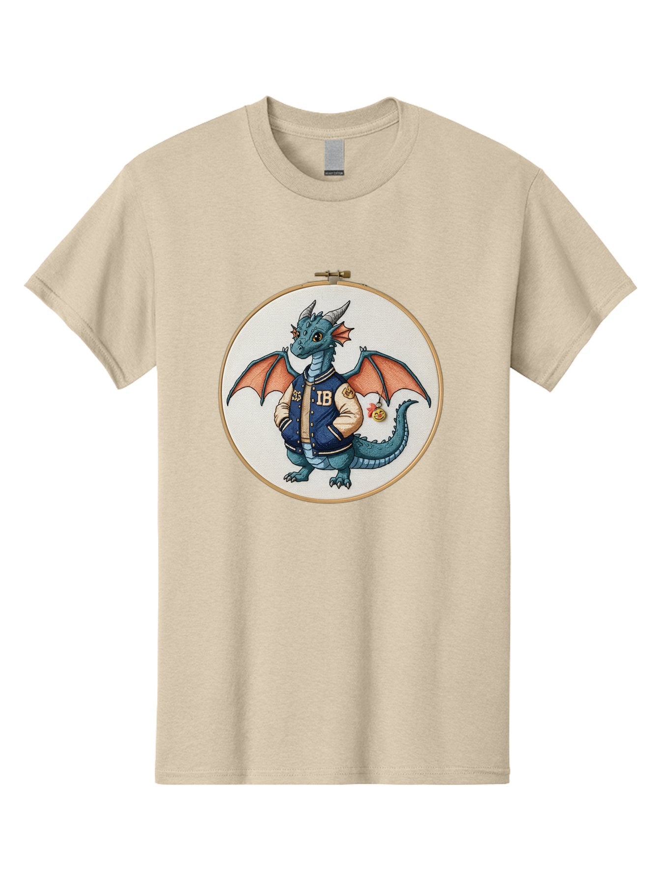 Ib-Dragon-Varsity-Jacket Men'S Graphic Tee, 100% Cotton, Comfortable Casual Summer Wear, Machine Washable, Vintage Camera, Old Camera, Antique Camera, Black Camera, Classic Photography, Photography Equipment, Nostalgic Device, Film Camera, Bak752 7