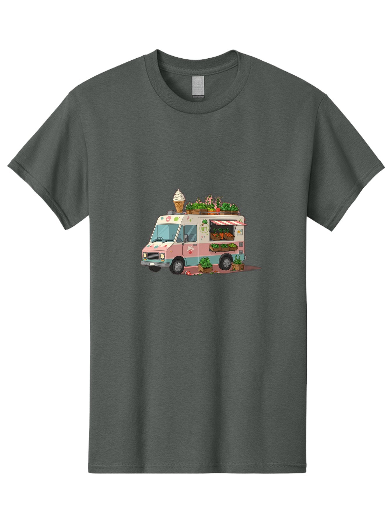 Ice-Cream-Truck Men'S Graphic Tee, 100% Cotton, Comfortable Casual Summer Wear, Machine Washable, Vintage Camera, Old Camera, Antique Camera, Black Camera, Classic Photography, Photography Equipment, Nostalgic Device, Film Camera, Camera Art Bak753 7