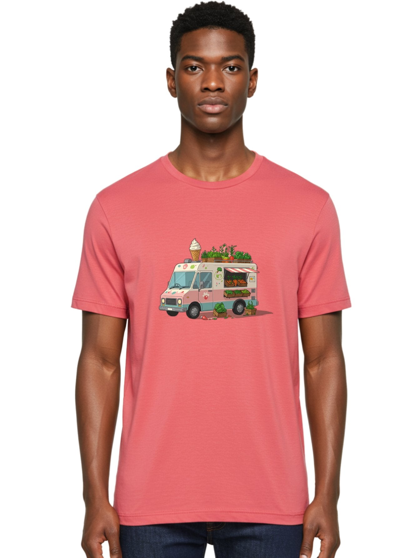 Ice-Cream-Truck Men'S Graphic Tee, 100% Cotton, Comfortable Casual Summer Wear, Machine Washable, Vintage Camera, Old Camera, Antique Camera, Black Camera, Classic Photography, Photography Equipment, Nostalgic Device, Film Camera, Camera Art Bak753 19