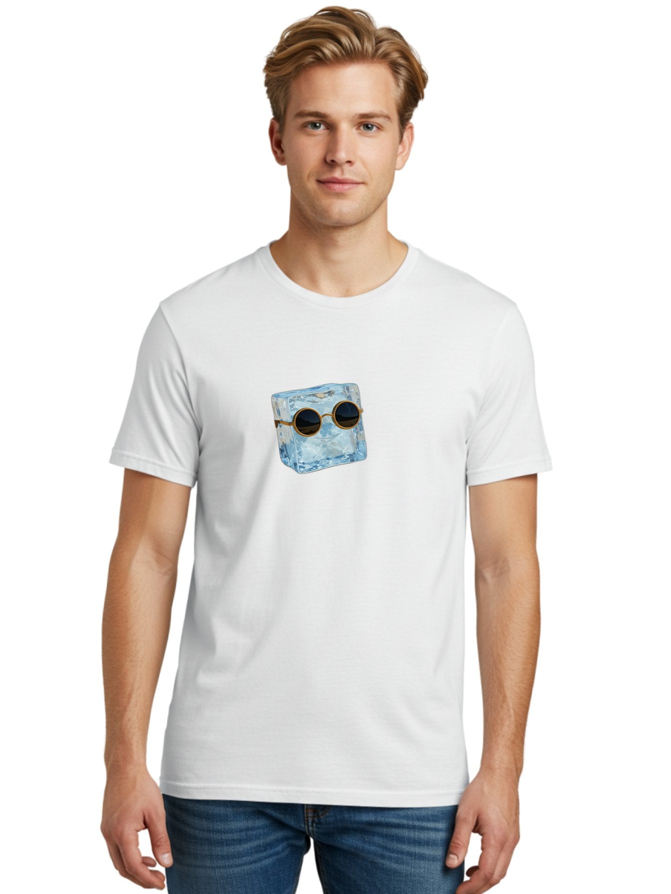 Ice-Cube-Sunglasses Men'S Graphic Tee, 100% Cotton, Comfortable Casual Summer Wear, Machine Washable, Vintage Camera, Old Camera, Antique Camera, Black Camera, Classic Photography, Photography Equipment, Nostalgic Device, Film Camera, Bak758 23