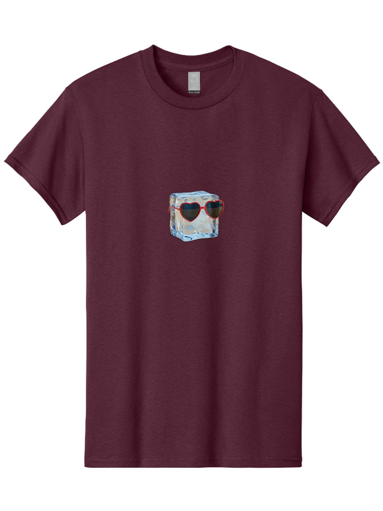 Ice-Cube-Wearing-Heart-Shaped-Sunglasses Men'S Graphic Tee, 100% Cotton, Comfortable Casual Summer Wear, Machine Washable, Vintage Camera, Old Camera, Antique Camera, Black Camera, Classic Photography, Photography Equipment, Nostalgic Device, Bak760 9