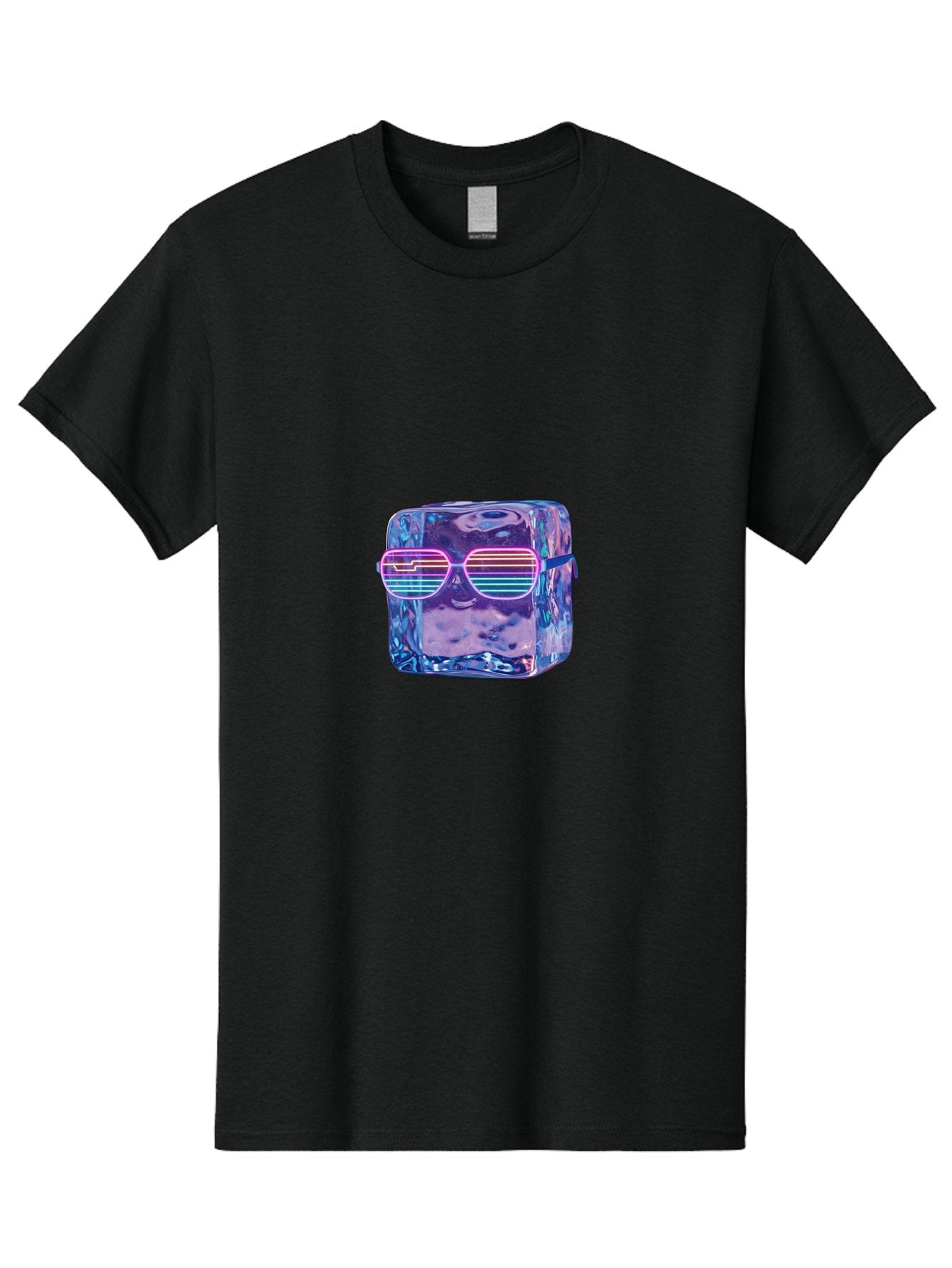 Ice-Cube-With-Sunglasses-1 Men'S Graphic Tee, 100% Cotton, Comfortable Casual Summer Wear, Machine Washable, Vintage Camera, Old Camera, Antique Camera, Black Camera, Classic Photography, Photography Equipment, Nostalgic Device, Film Camera, Bak762 3
