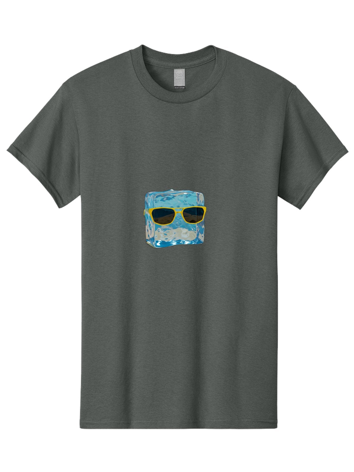 Ice-Cube-With-Sunglasses-2 Men'S Graphic Tee, 100% Cotton, Comfortable Casual Summer Wear, Machine Washable, Vintage Camera, Old Camera, Antique Camera, Black Camera, Classic Photography, Photography Equipment, Nostalgic Device, Film Camera, Bak763 6