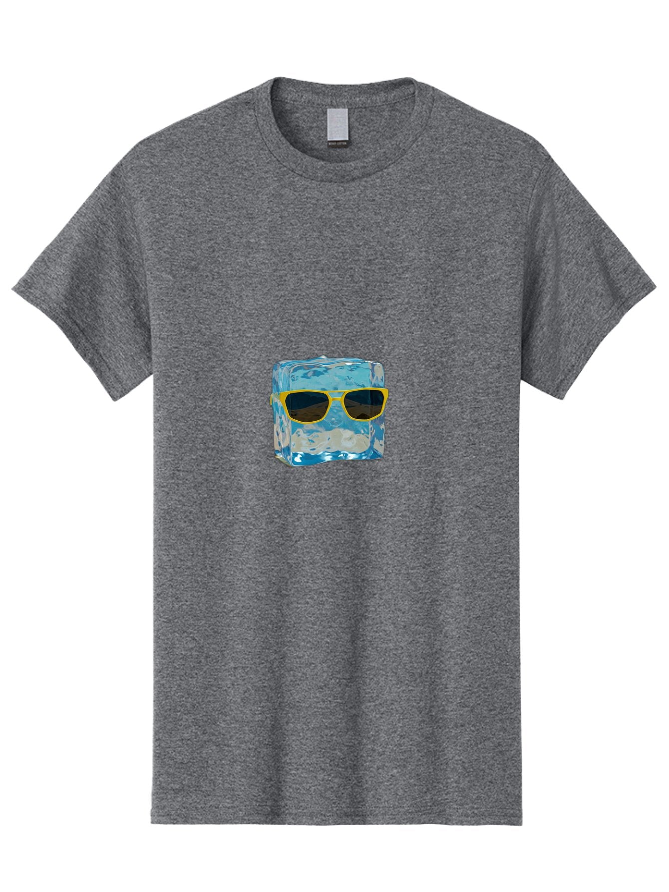 Ice-Cube-With-Sunglasses-2 Men'S Graphic Tee, 100% Cotton, Comfortable Casual Summer Wear, Machine Washable, Vintage Camera, Old Camera, Antique Camera, Black Camera, Classic Photography, Photography Equipment, Nostalgic Device, Film Camera, Bak763