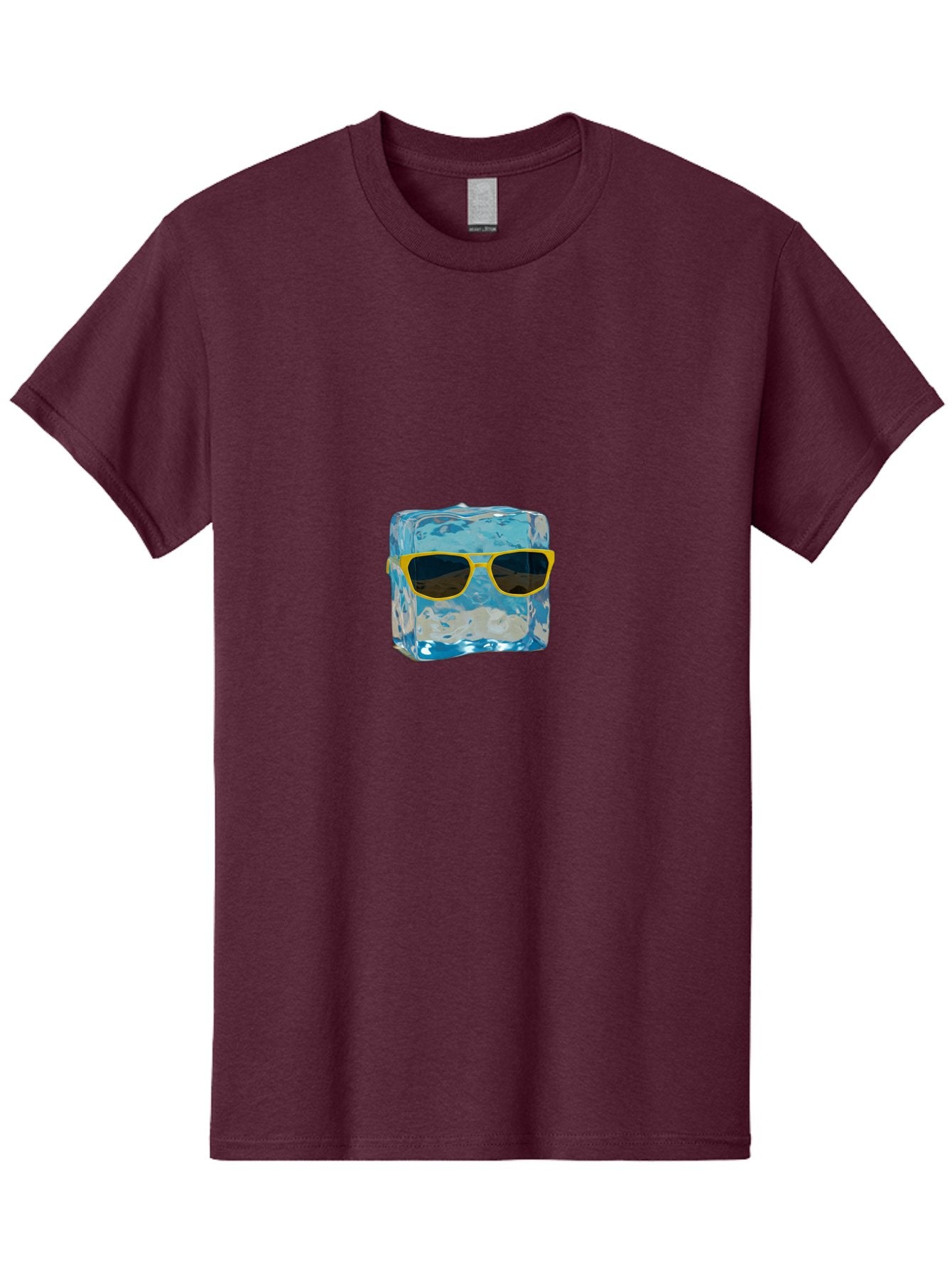 Ice-Cube-With-Sunglasses-2 Men'S Graphic Tee, 100% Cotton, Comfortable Casual Summer Wear, Machine Washable, Vintage Camera, Old Camera, Antique Camera, Black Camera, Classic Photography, Photography Equipment, Nostalgic Device, Film Camera, Bak763 13