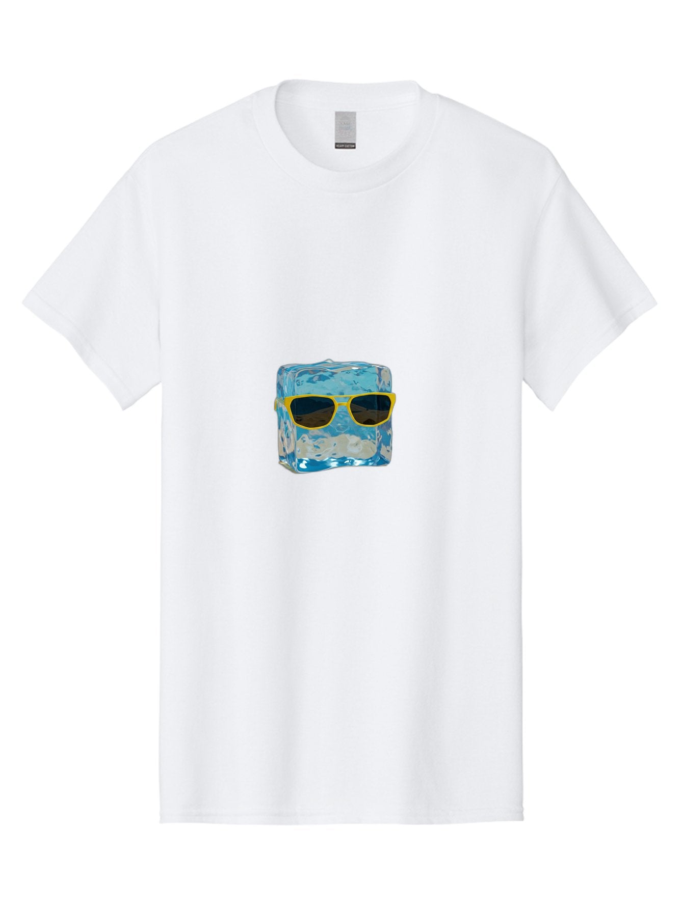 Ice-Cube-With-Sunglasses-2 Men'S Graphic Tee, 100% Cotton, Comfortable Casual Summer Wear, Machine Washable, Vintage Camera, Old Camera, Antique Camera, Black Camera, Classic Photography, Photography Equipment, Nostalgic Device, Film Camera, Bak763 11