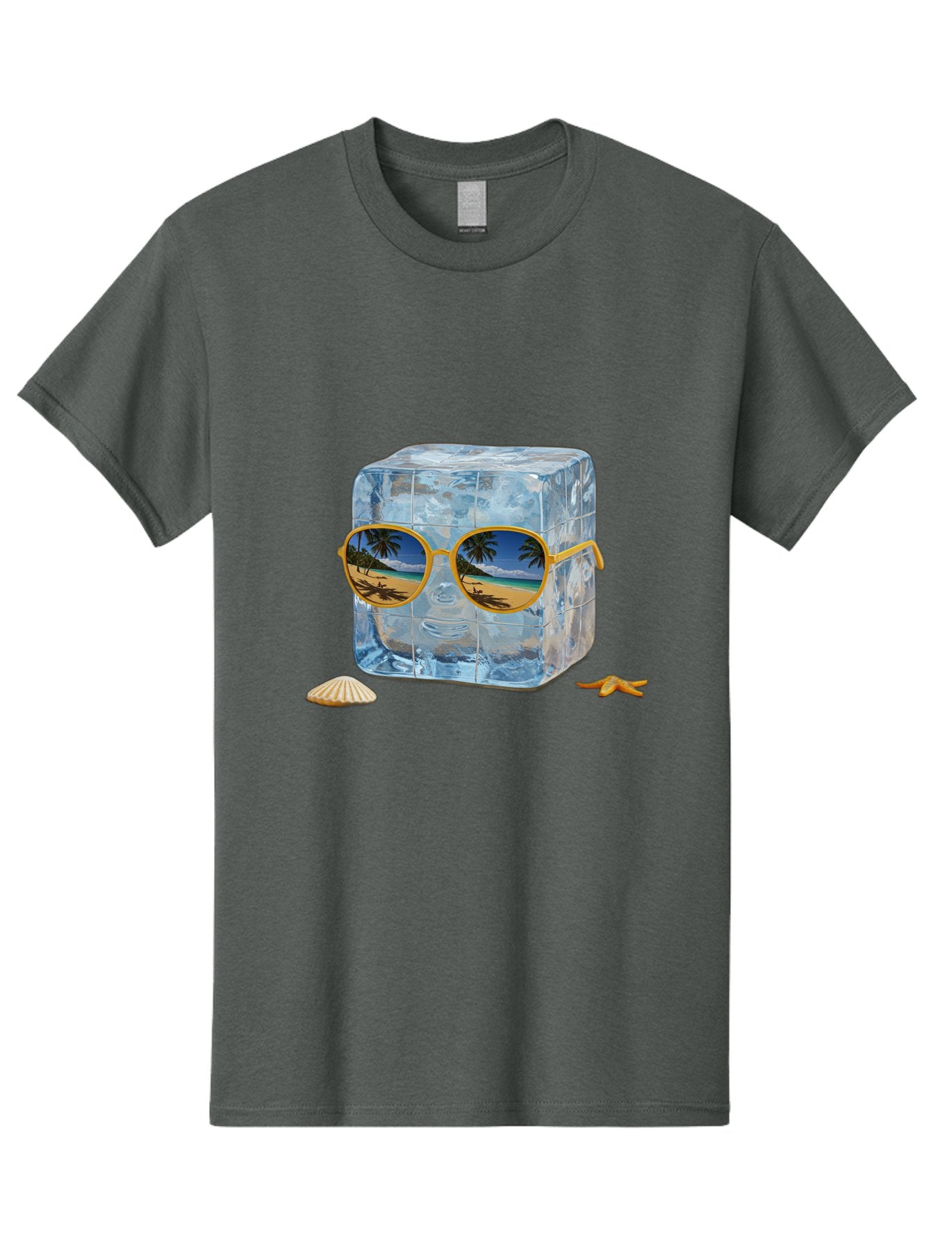 Ice-Cube-With-Sunglasses-3 Men'S Graphic Tee, 100% Cotton, Comfortable Casual Summer Wear, Machine Washable, Vintage Camera, Old Camera, Antique Camera, Black Camera, Classic Photography, Photography Equipment, Nostalgic Device, Film Camera, Bak764 9