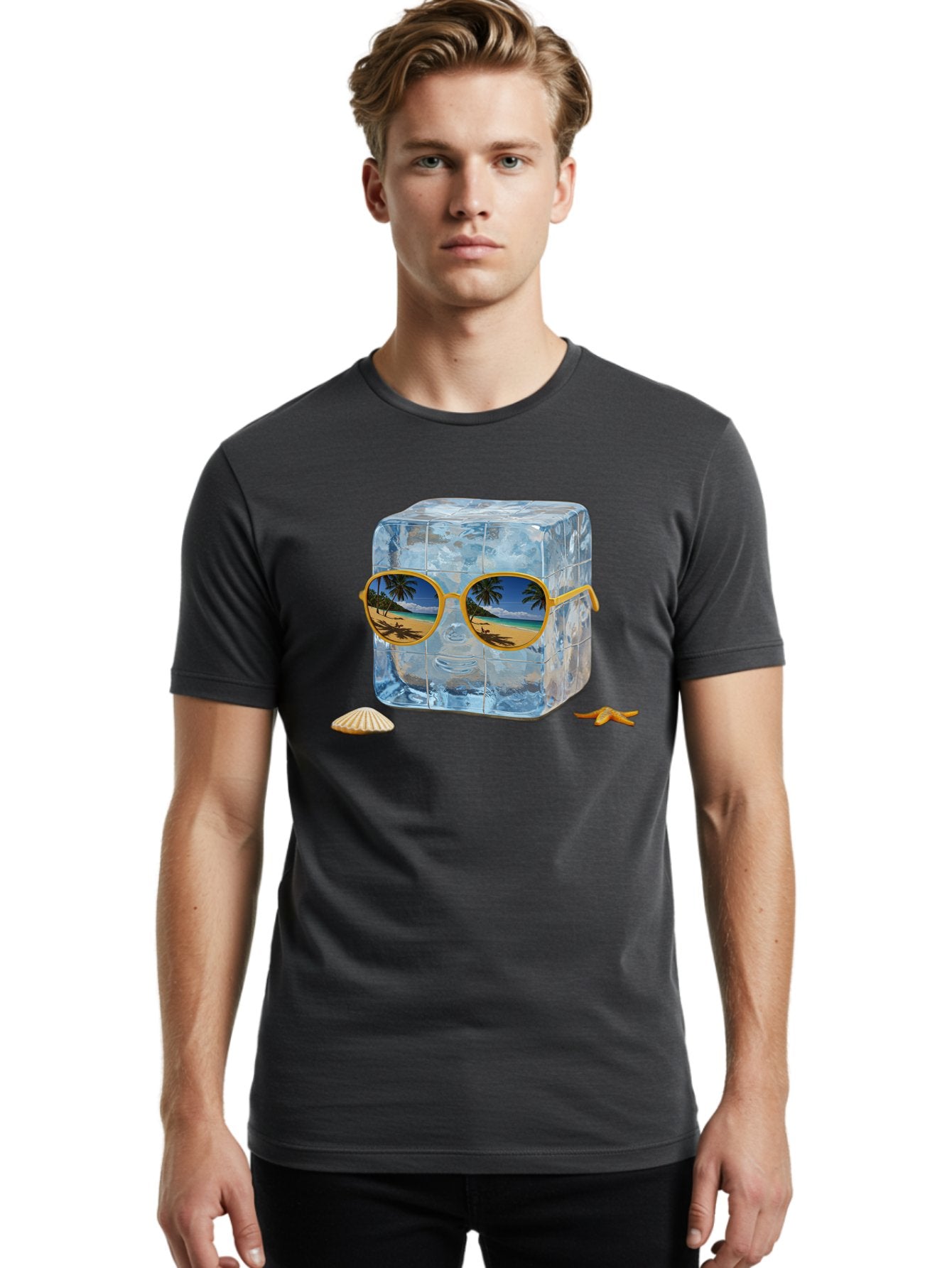 Ice-Cube-With-Sunglasses-3 Men'S Graphic Tee, 100% Cotton, Comfortable Casual Summer Wear, Machine Washable, Vintage Camera, Old Camera, Antique Camera, Black Camera, Classic Photography, Photography Equipment, Nostalgic Device, Film Camera, Bak764 27