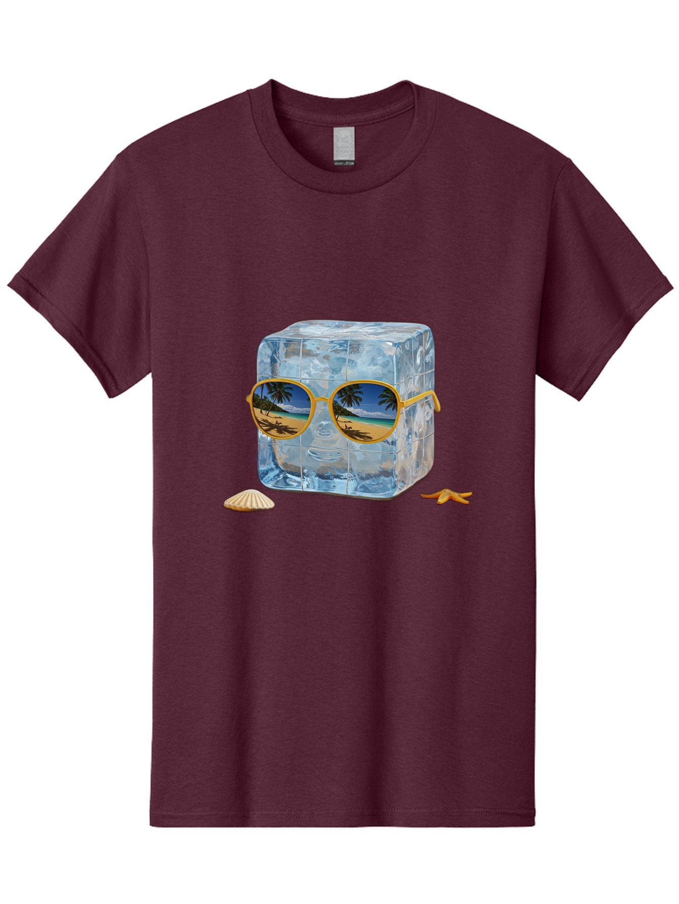 Ice-Cube-With-Sunglasses-3 Men'S Graphic Tee, 100% Cotton, Comfortable Casual Summer Wear, Machine Washable, Vintage Camera, Old Camera, Antique Camera, Black Camera, Classic Photography, Photography Equipment, Nostalgic Device, Film Camera, Bak764 15