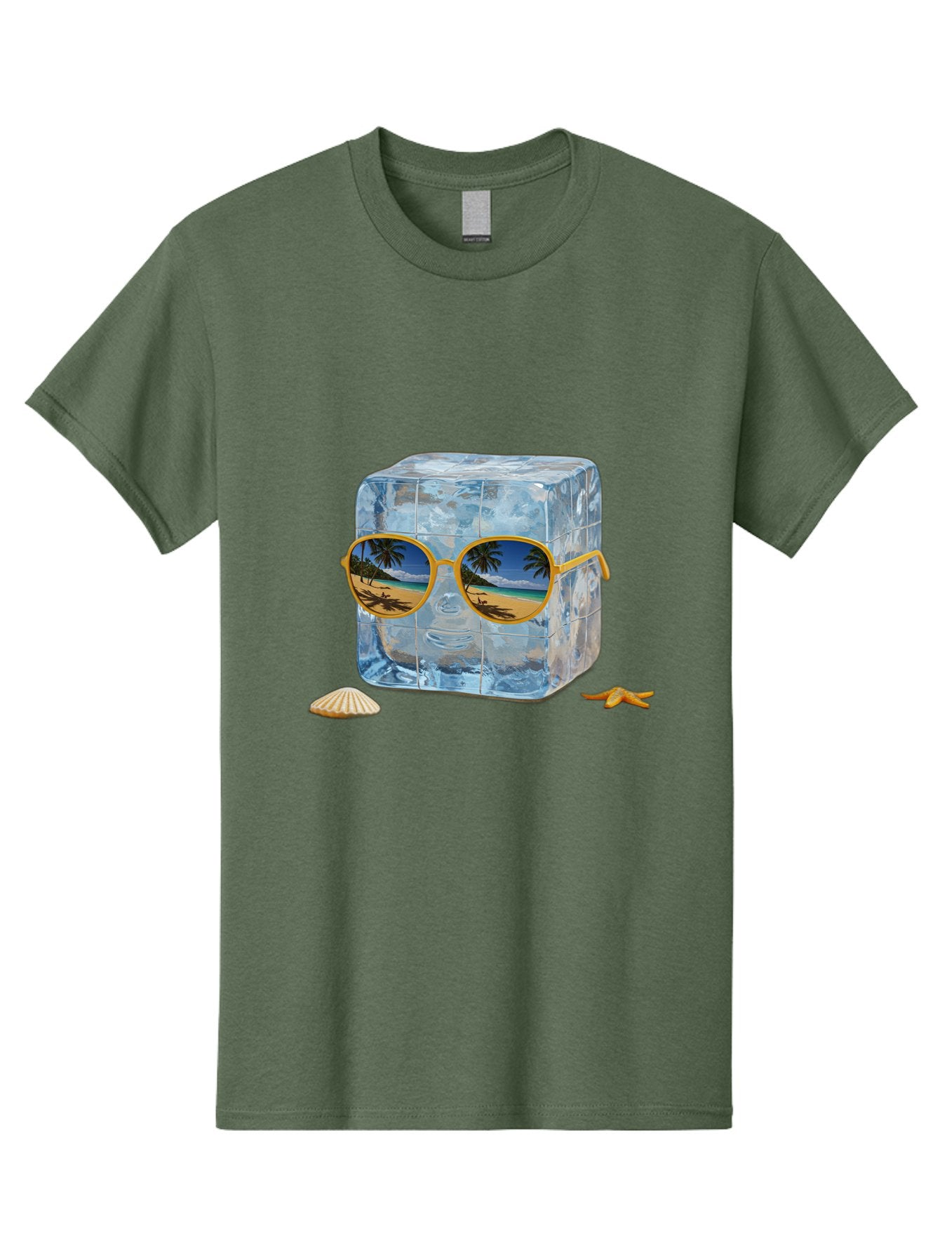 Ice-Cube-With-Sunglasses-3 Men'S Graphic Tee, 100% Cotton, Comfortable Casual Summer Wear, Machine Washable, Vintage Camera, Old Camera, Antique Camera, Black Camera, Classic Photography, Photography Equipment, Nostalgic Device, Film Camera, Bak764 10