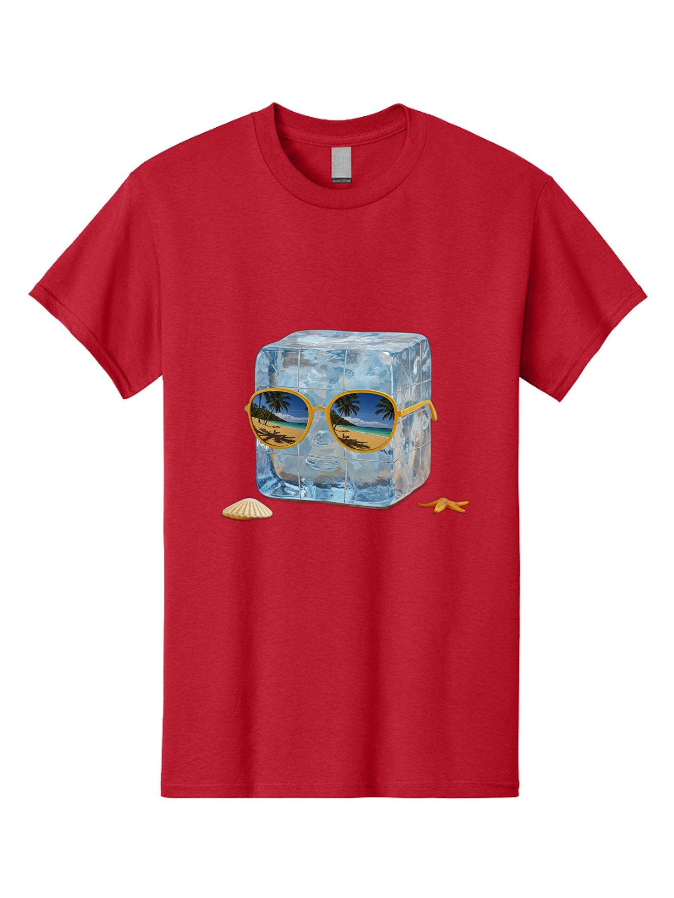 Ice-Cube-With-Sunglasses-3 Men'S Graphic Tee, 100% Cotton, Comfortable Casual Summer Wear, Machine Washable, Vintage Camera, Old Camera, Antique Camera, Black Camera, Classic Photography, Photography Equipment, Nostalgic Device, Film Camera, Bak764 12