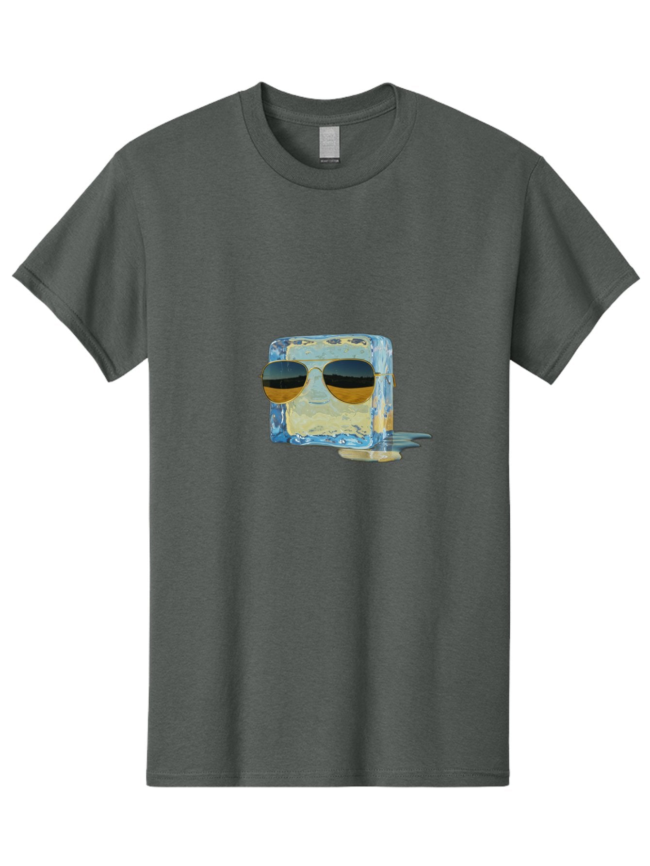 Ice-Cube-With-Sunglasses Men'S Graphic Tee, 100% Cotton, Comfortable Casual Summer Wear, Machine Washable, Vintage Camera, Old Camera, Antique Camera, Black Camera, Classic Photography, Photography Equipment, Nostalgic Device, Film Camera, Bak765 8