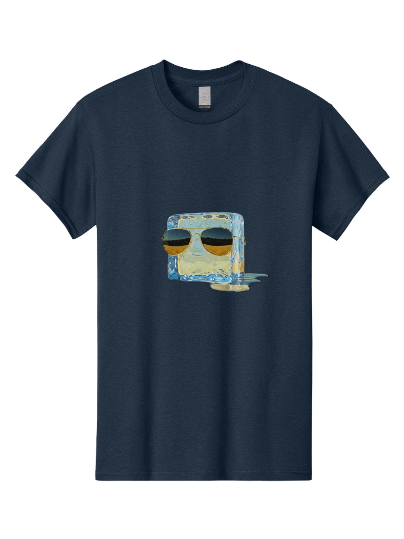 Ice-Cube-With-Sunglasses Men'S Graphic Tee, 100% Cotton, Comfortable Casual Summer Wear, Machine Washable, Vintage Camera, Old Camera, Antique Camera, Black Camera, Classic Photography, Photography Equipment, Nostalgic Device, Film Camera, Bak765 15