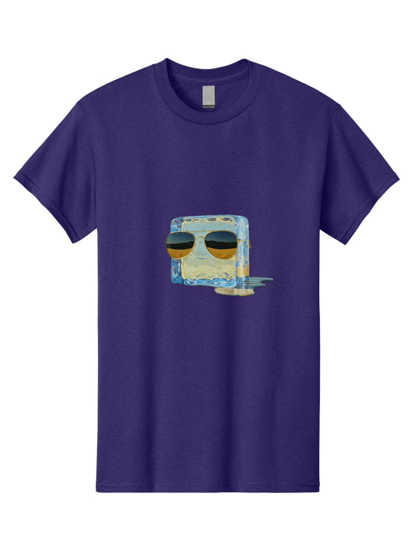Ice-Cube-With-Sunglasses Men'S Graphic Tee, 100% Cotton, Comfortable Casual Summer Wear, Machine Washable, Vintage Camera, Old Camera, Antique Camera, Black Camera, Classic Photography, Photography Equipment, Nostalgic Device, Film Camera, Bak765 3