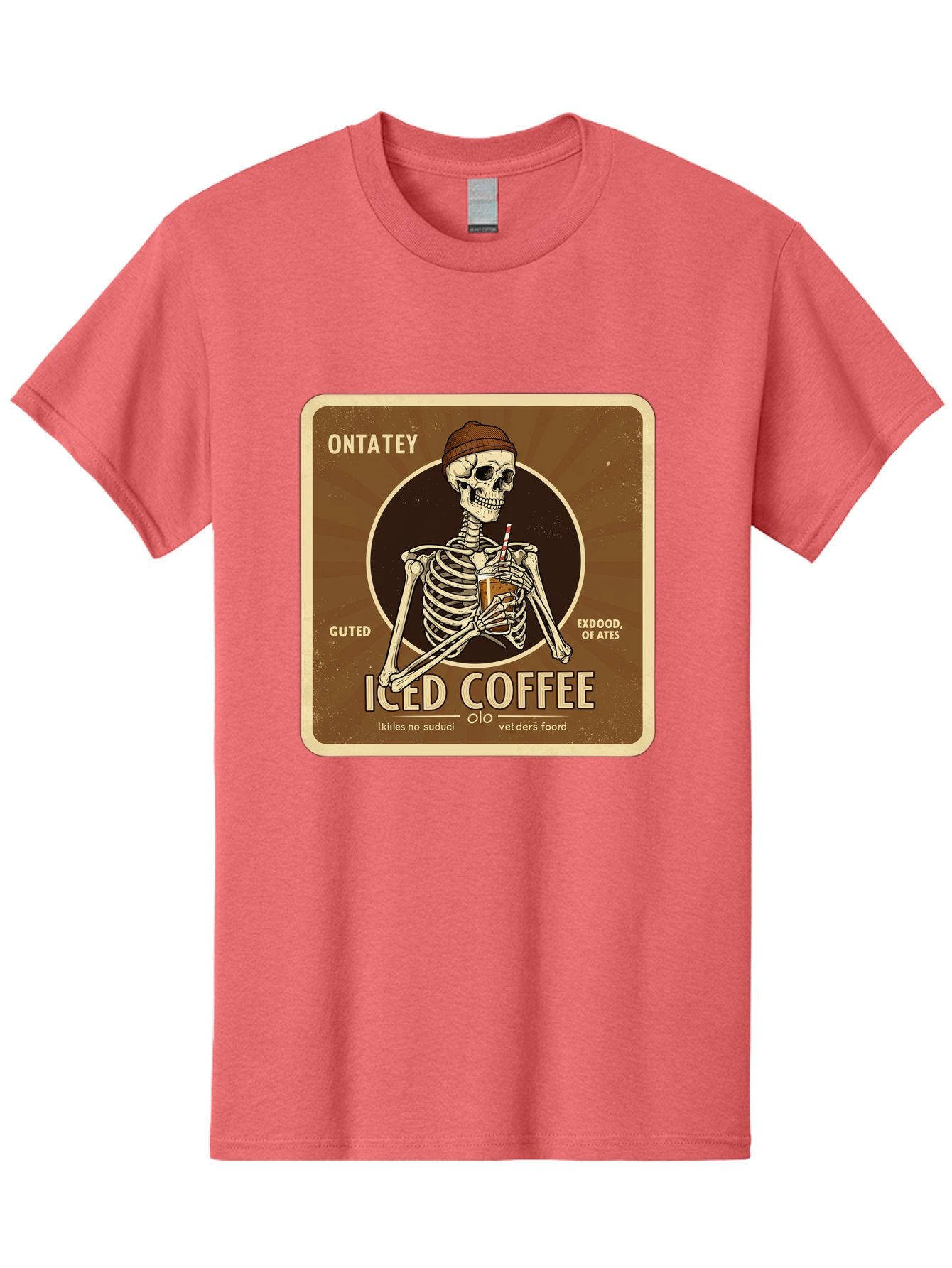 Iced-Coffee Men'S Graphic Tee, 100% Cotton, Comfortable Casual Summer Wear, Machine Washable, Vintage Camera, Old Camera, Antique Camera, Black Camera, Classic Photography, Photography Equipment, Nostalgic Device, Film Camera, Camera Art Bak770 14