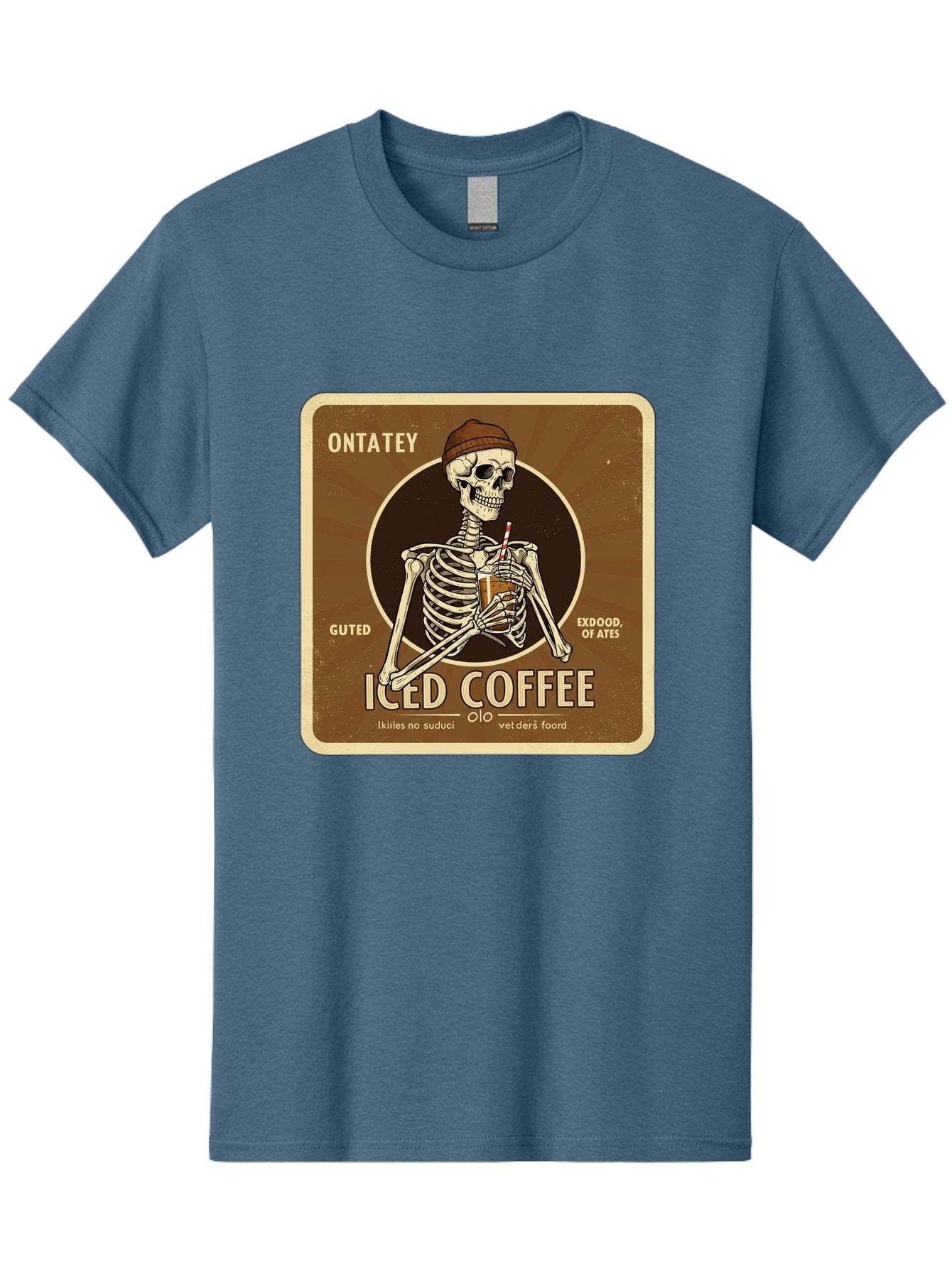 Iced-Coffee Men'S Graphic Tee, 100% Cotton, Comfortable Casual Summer Wear, Machine Washable, Vintage Camera, Old Camera, Antique Camera, Black Camera, Classic Photography, Photography Equipment, Nostalgic Device, Film Camera, Camera Art Bak770 12