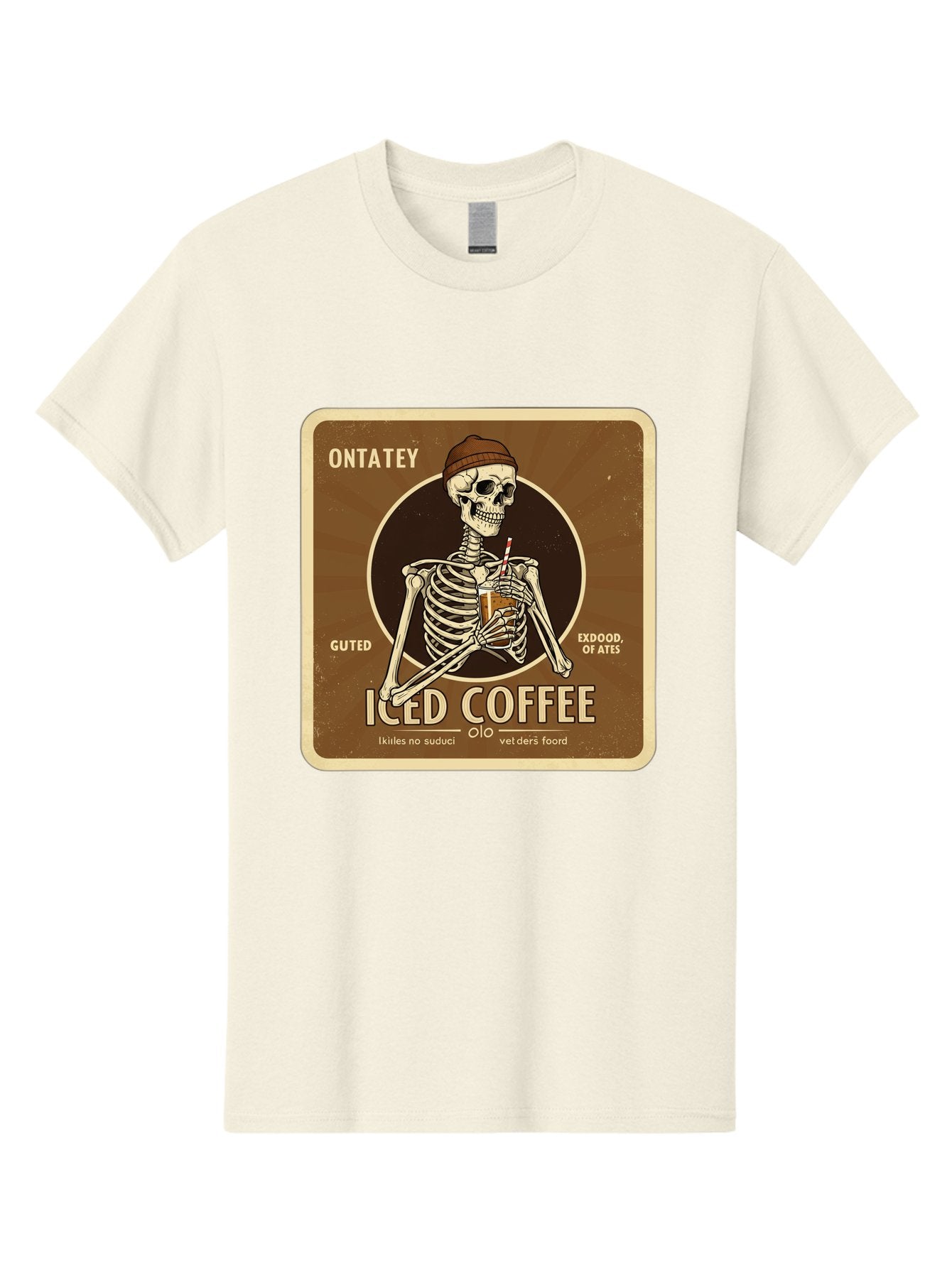 Iced-Coffee Men'S Graphic Tee, 100% Cotton, Comfortable Casual Summer Wear, Machine Washable, Vintage Camera, Old Camera, Antique Camera, Black Camera, Classic Photography, Photography Equipment, Nostalgic Device, Film Camera, Camera Art Bak770 10