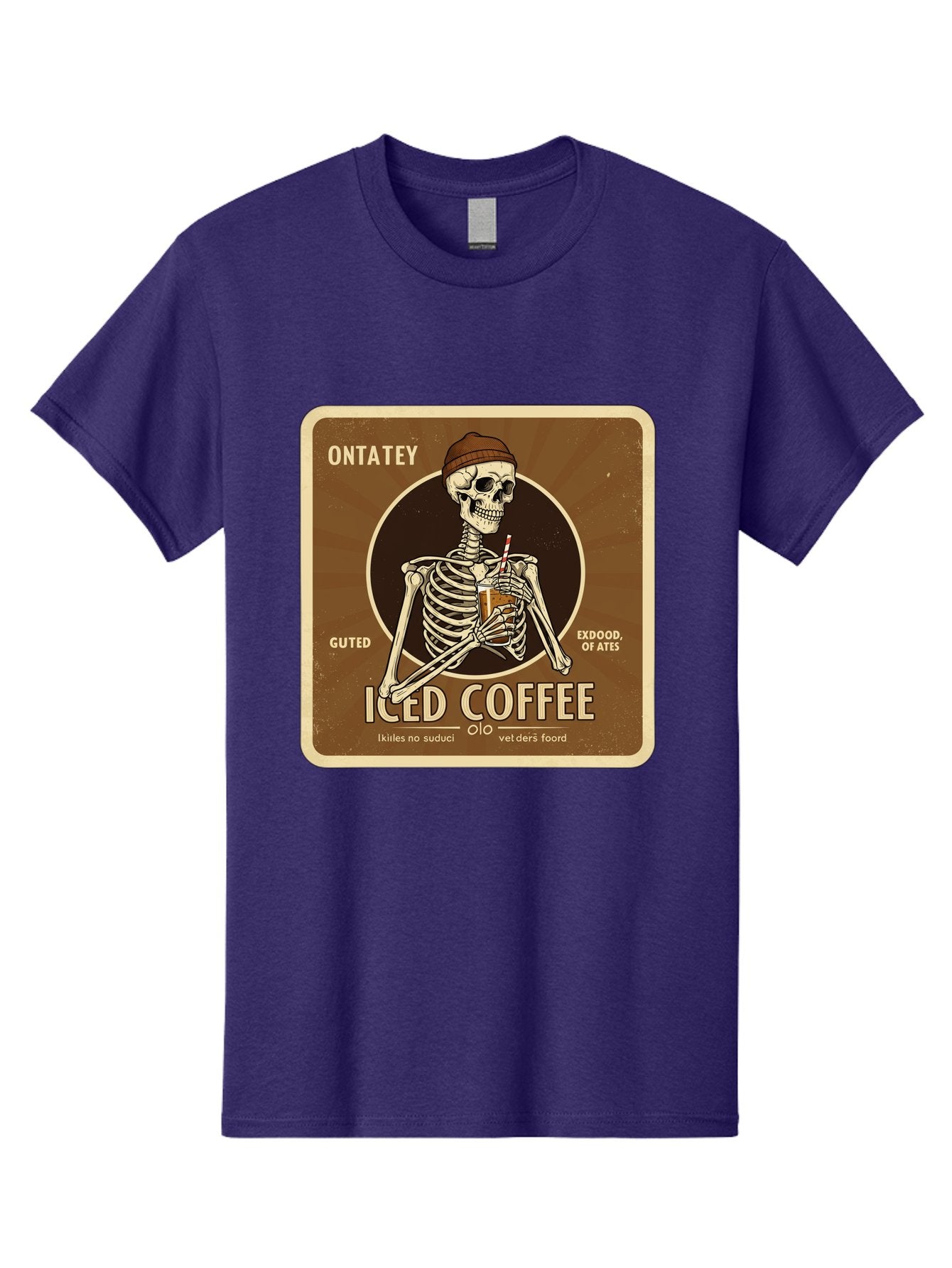 Iced-Coffee Men'S Graphic Tee, 100% Cotton, Comfortable Casual Summer Wear, Machine Washable, Vintage Camera, Old Camera, Antique Camera, Black Camera, Classic Photography, Photography Equipment, Nostalgic Device, Film Camera, Camera Art Bak770 11