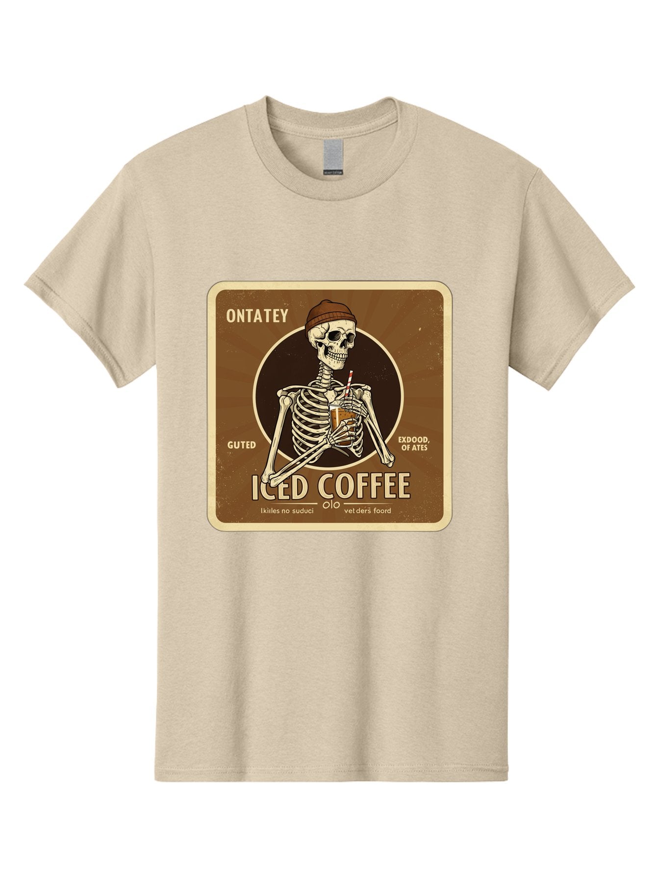 Iced-Coffee Men'S Graphic Tee, 100% Cotton, Comfortable Casual Summer Wear, Machine Washable, Vintage Camera, Old Camera, Antique Camera, Black Camera, Classic Photography, Photography Equipment, Nostalgic Device, Film Camera, Camera Art Bak770 15
