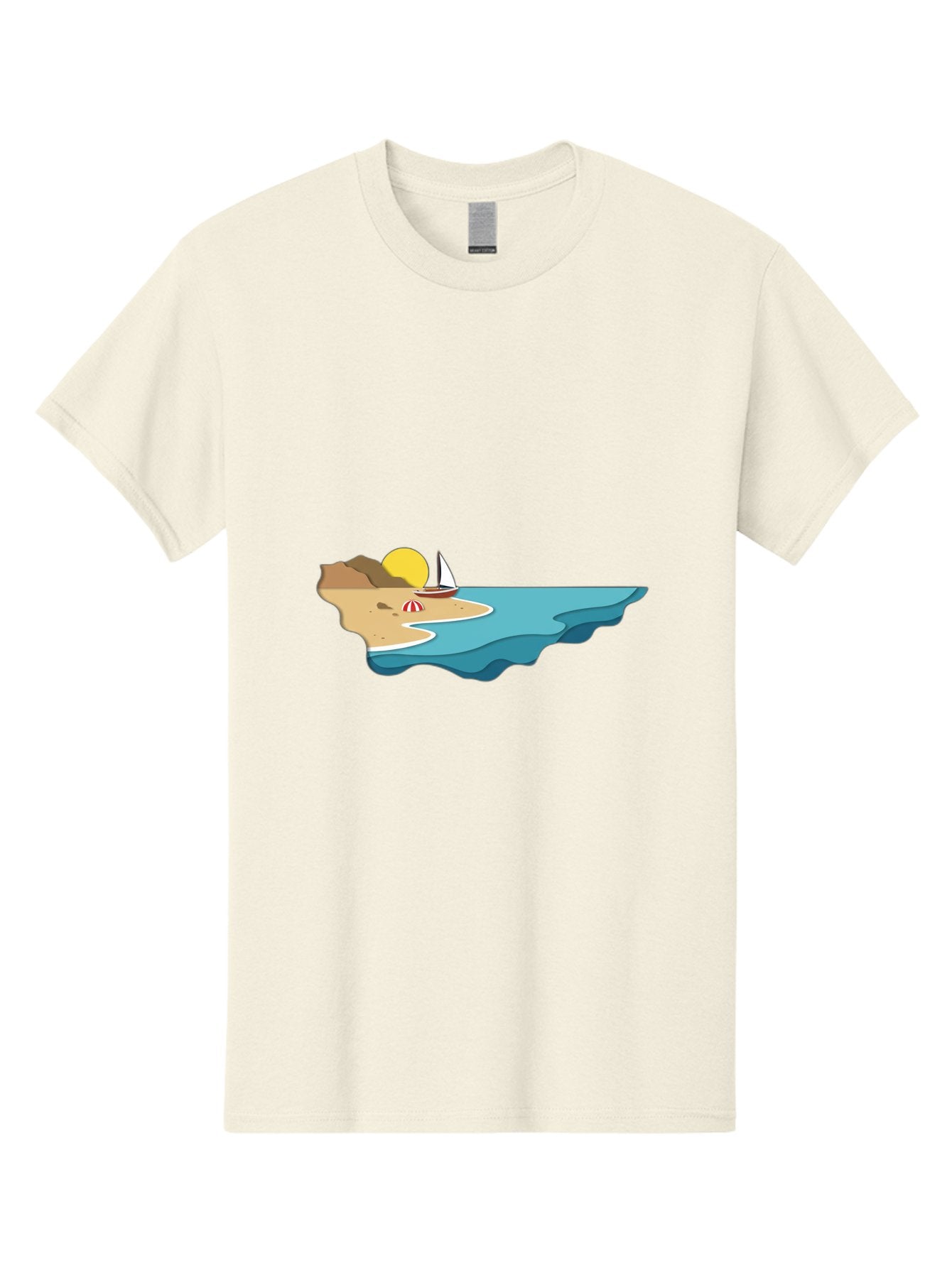 Island-With-Sailboat Men'S Graphic Tee, 100% Cotton, Comfortable Casual Summer Wear, Machine Washable, Vintage Camera, Old Camera, Antique Camera, Black Camera, Classic Photography, Photography Equipment, Nostalgic Device, Film Camera, Bak771 8