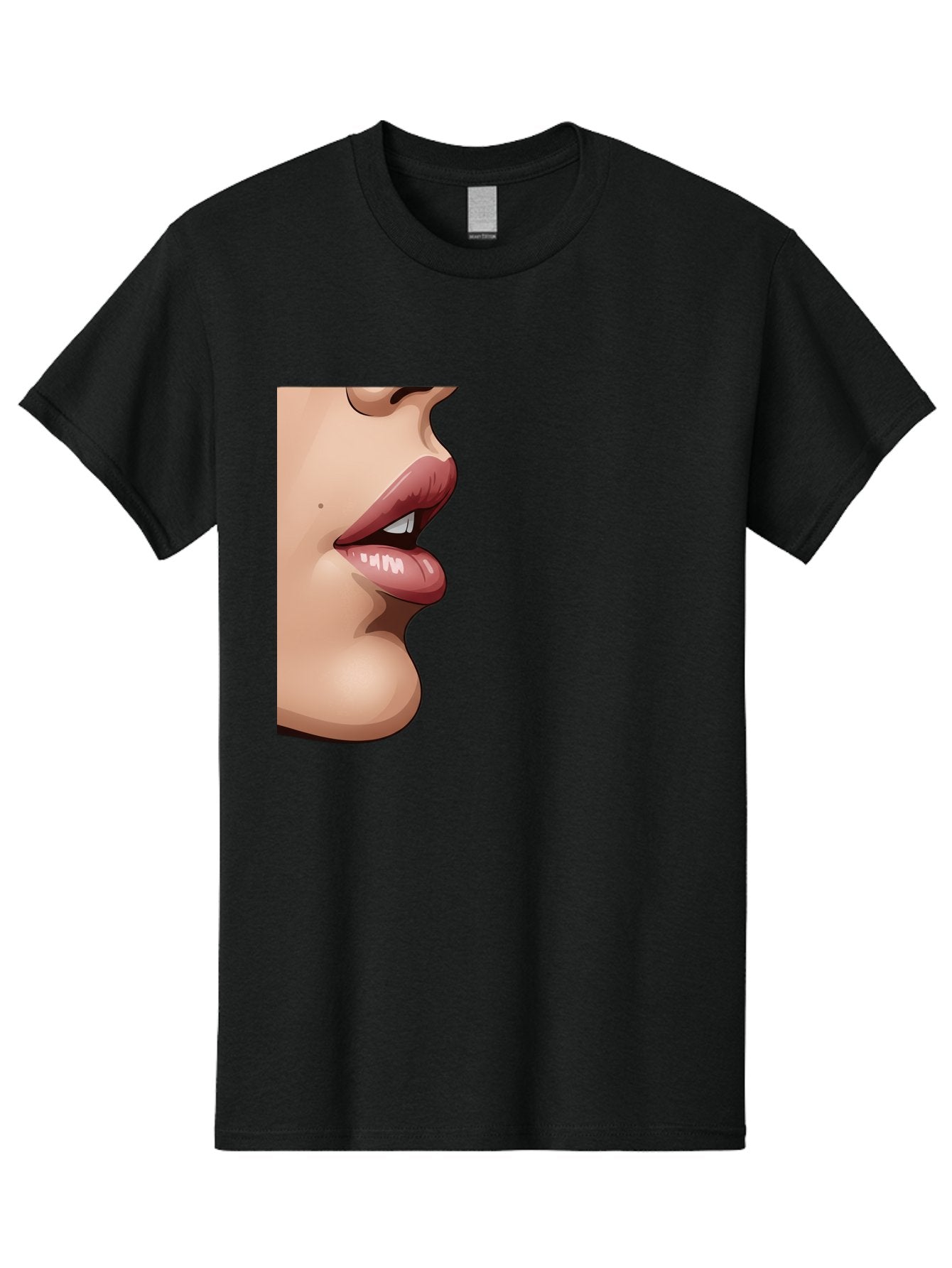Kissing-Lips Men'S Graphic Tee, 100% Cotton, Comfortable Casual Summer Wear, Machine Washable, Vintage Camera, Old Camera, Antique Camera, Black Camera, Classic Photography, Photography Equipment, Nostalgic Device, Film Camera, Camera Art Bak777 4