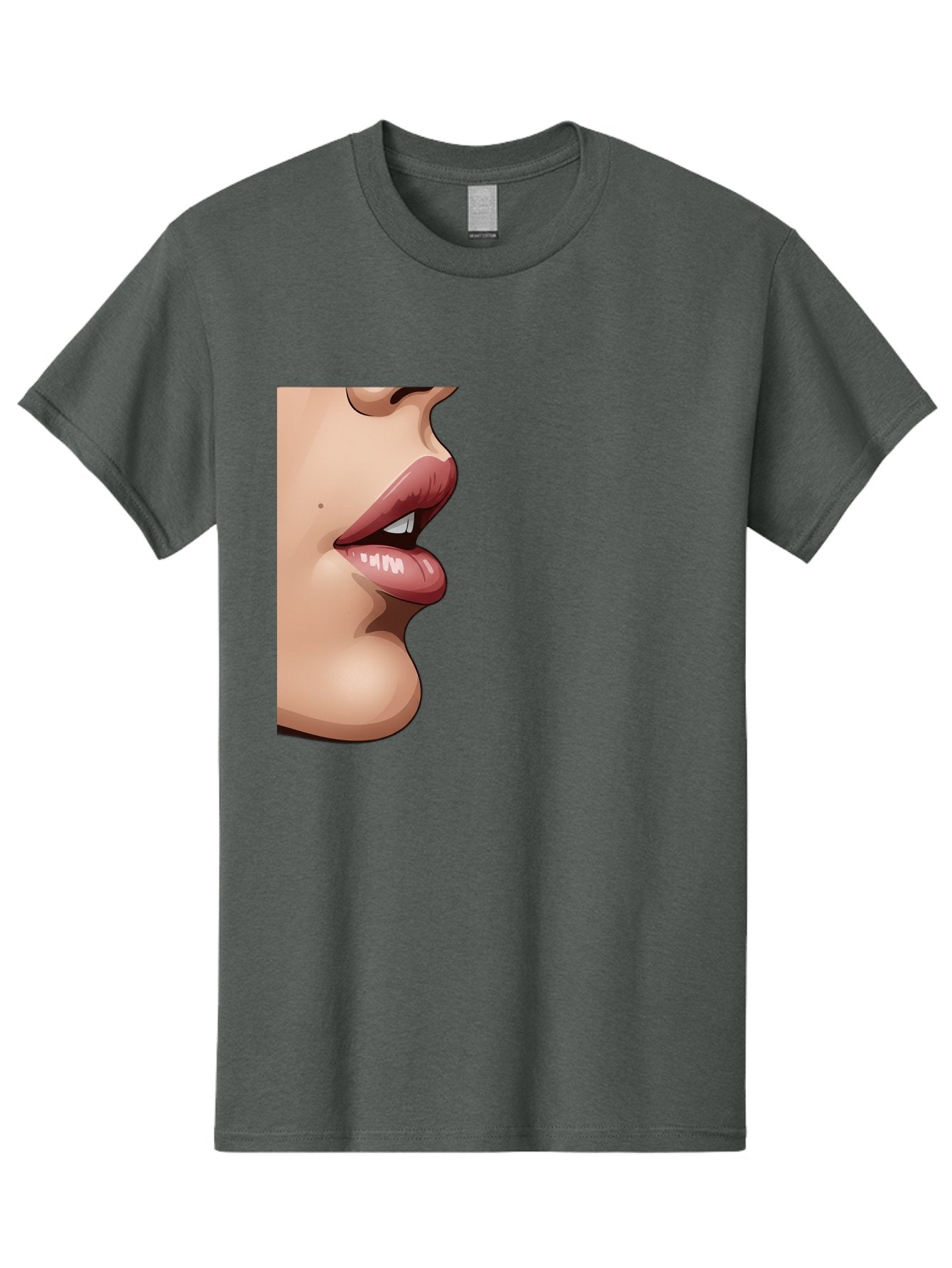 Kissing-Lips Men'S Graphic Tee, 100% Cotton, Comfortable Casual Summer Wear, Machine Washable, Vintage Camera, Old Camera, Antique Camera, Black Camera, Classic Photography, Photography Equipment, Nostalgic Device, Film Camera, Camera Art Bak777