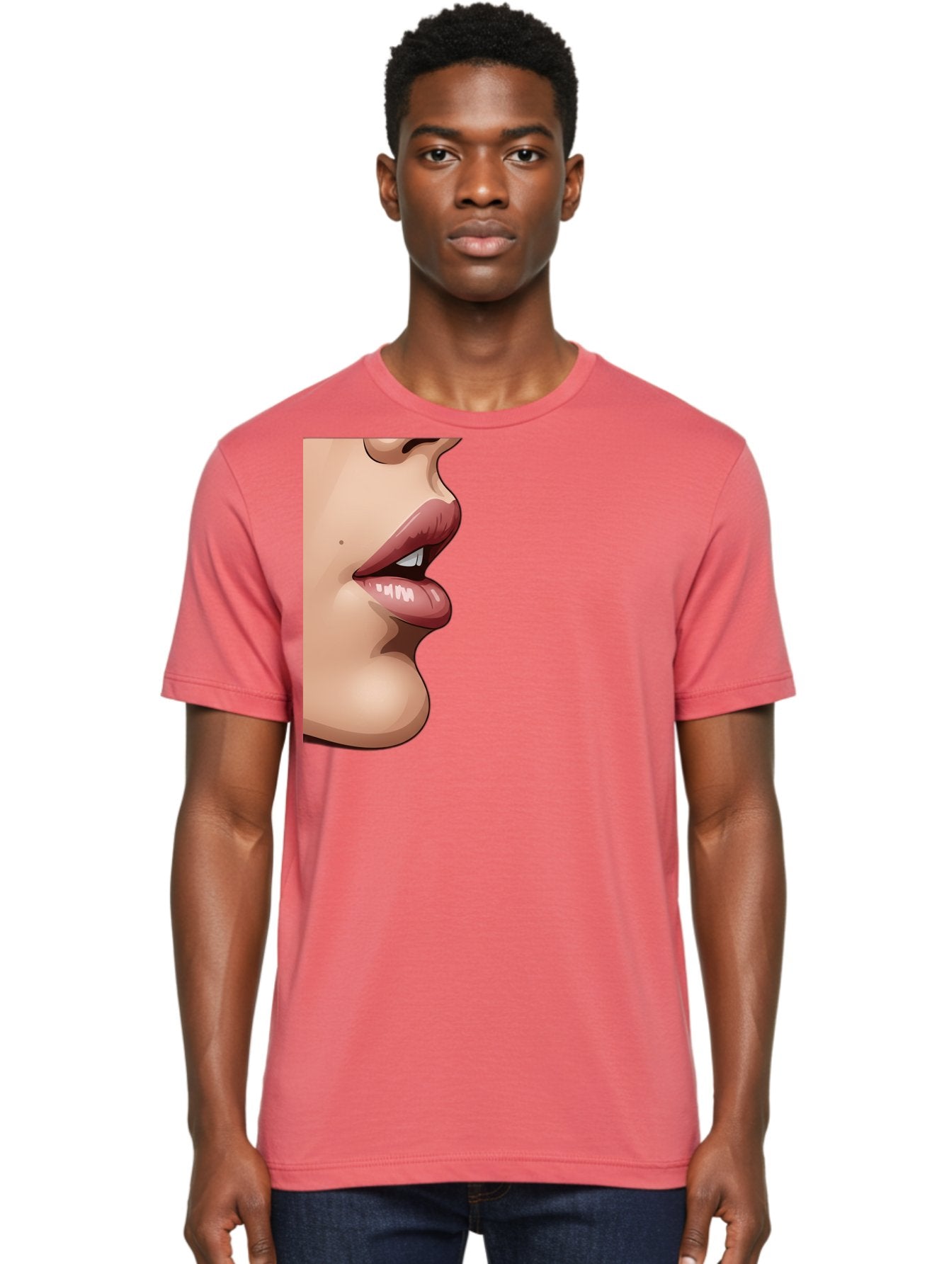 Kissing-Lips Men'S Graphic Tee, 100% Cotton, Comfortable Casual Summer Wear, Machine Washable, Vintage Camera, Old Camera, Antique Camera, Black Camera, Classic Photography, Photography Equipment, Nostalgic Device, Film Camera, Camera Art Bak777 28