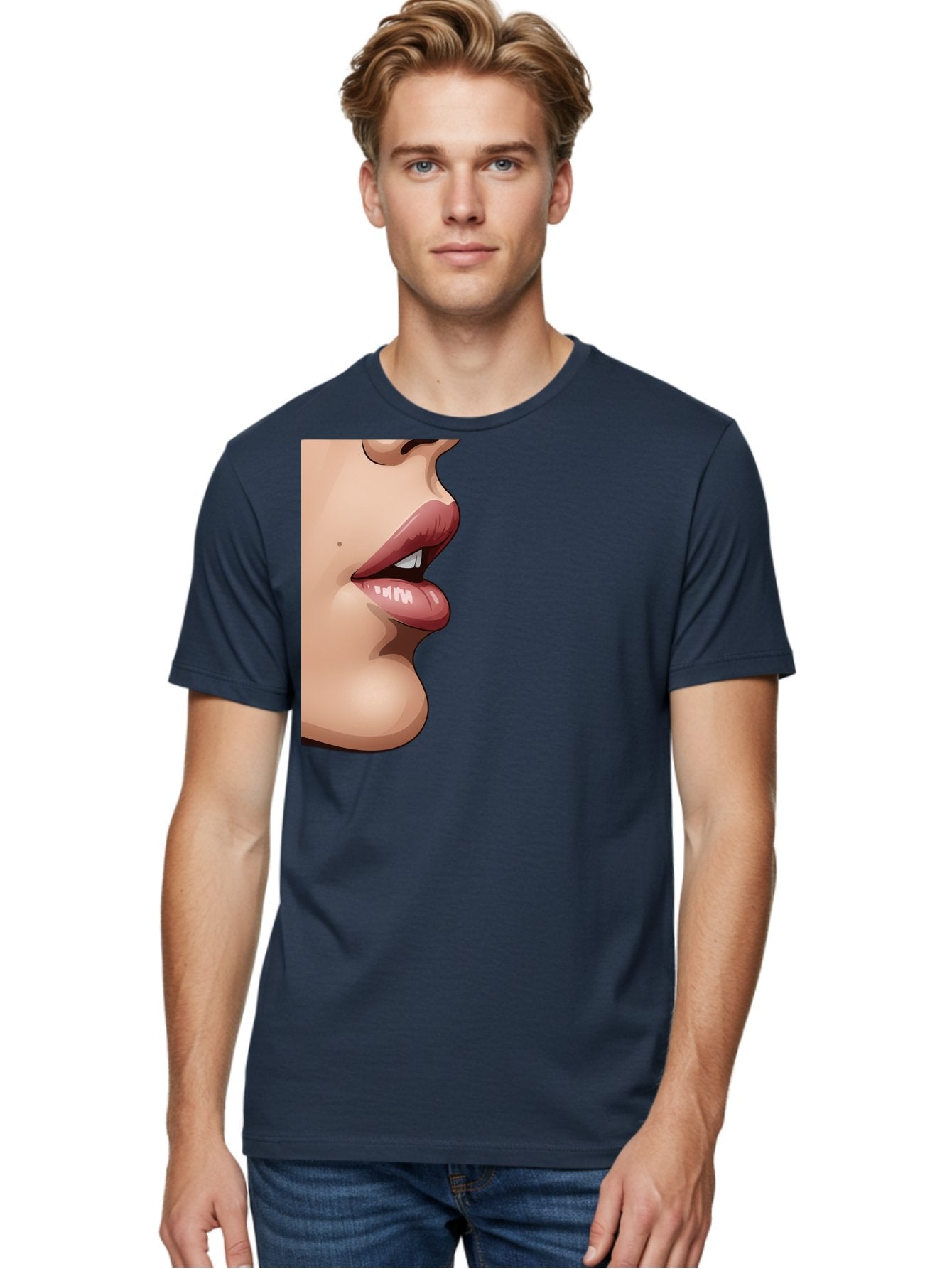 Kissing-Lips Men'S Graphic Tee, 100% Cotton, Comfortable Casual Summer Wear, Machine Washable, Vintage Camera, Old Camera, Antique Camera, Black Camera, Classic Photography, Photography Equipment, Nostalgic Device, Film Camera, Camera Art Bak777 26