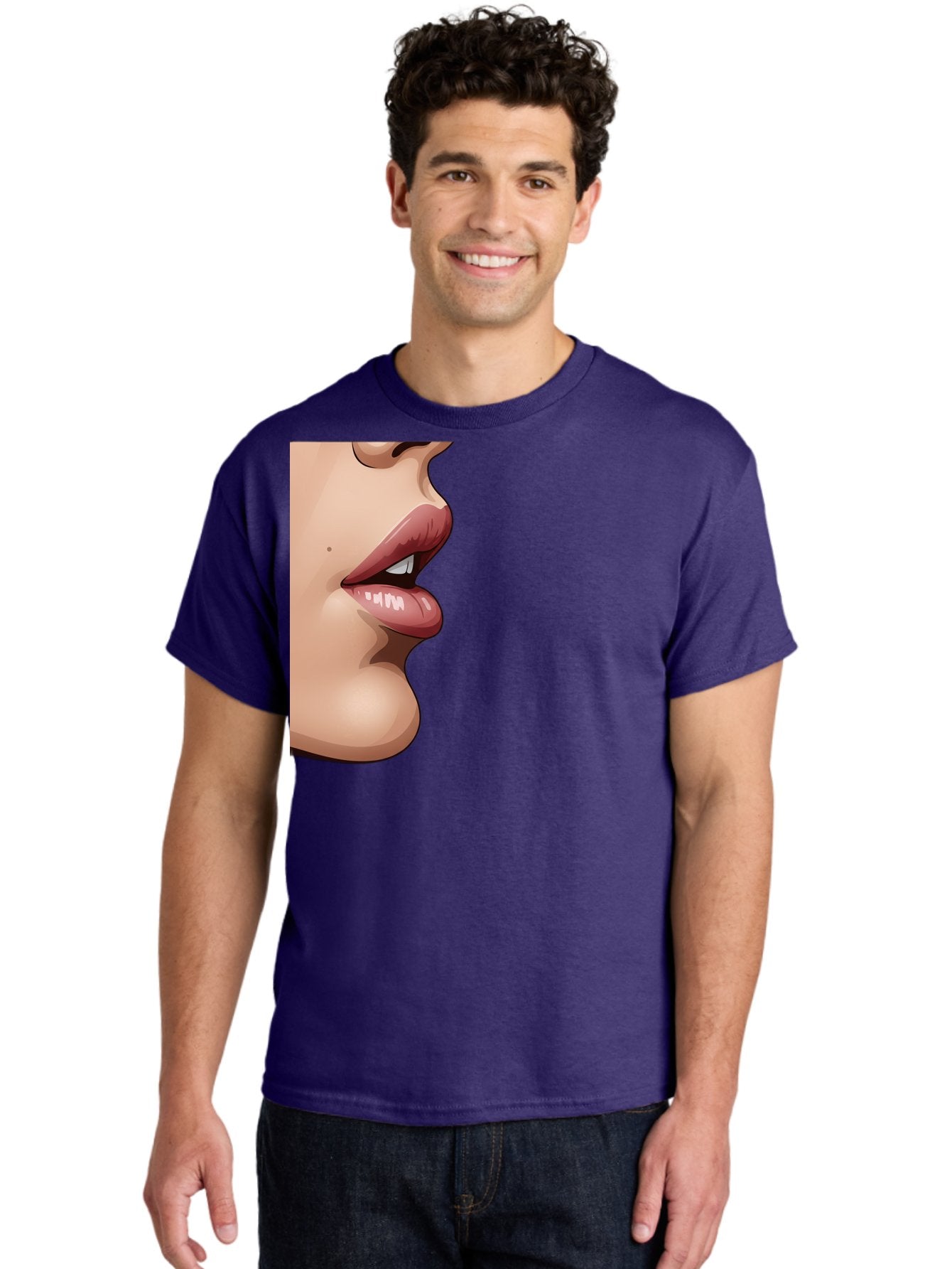 Kissing-Lips Men'S Graphic Tee, 100% Cotton, Comfortable Casual Summer Wear, Machine Washable, Vintage Camera, Old Camera, Antique Camera, Black Camera, Classic Photography, Photography Equipment, Nostalgic Device, Film Camera, Camera Art Bak777 16