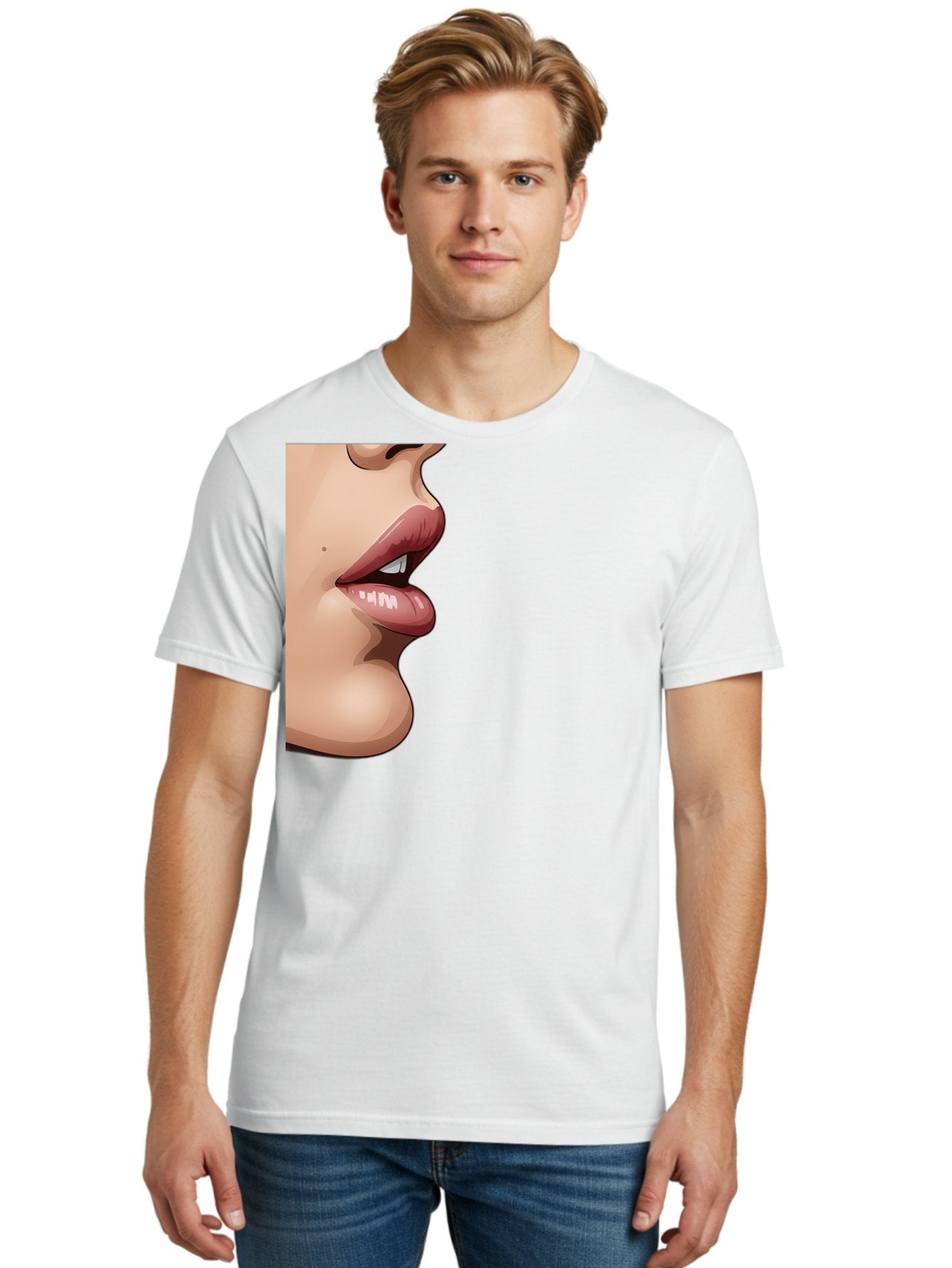 Kissing-Lips Men'S Graphic Tee, 100% Cotton, Comfortable Casual Summer Wear, Machine Washable, Vintage Camera, Old Camera, Antique Camera, Black Camera, Classic Photography, Photography Equipment, Nostalgic Device, Film Camera, Camera Art Bak777 27