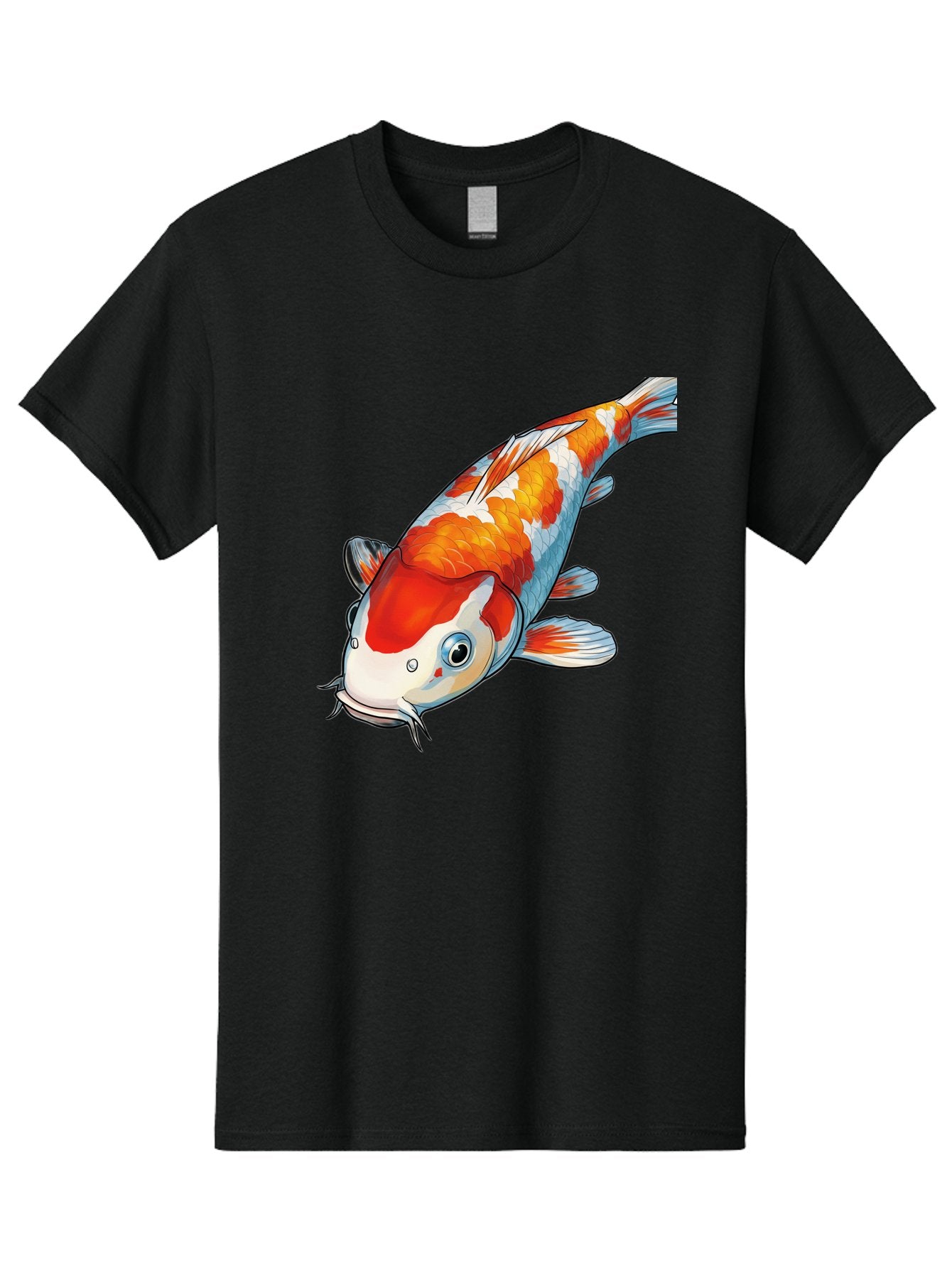 Koi-Fish-2 Men'S Graphic Tee, 100% Cotton, Comfortable Casual Summer Wear, Machine Washable, Vintage Camera, Old Camera, Antique Camera, Black Camera, Classic Photography, Photography Equipment, Nostalgic Device, Film Camera, Camera Art Bak782 9
