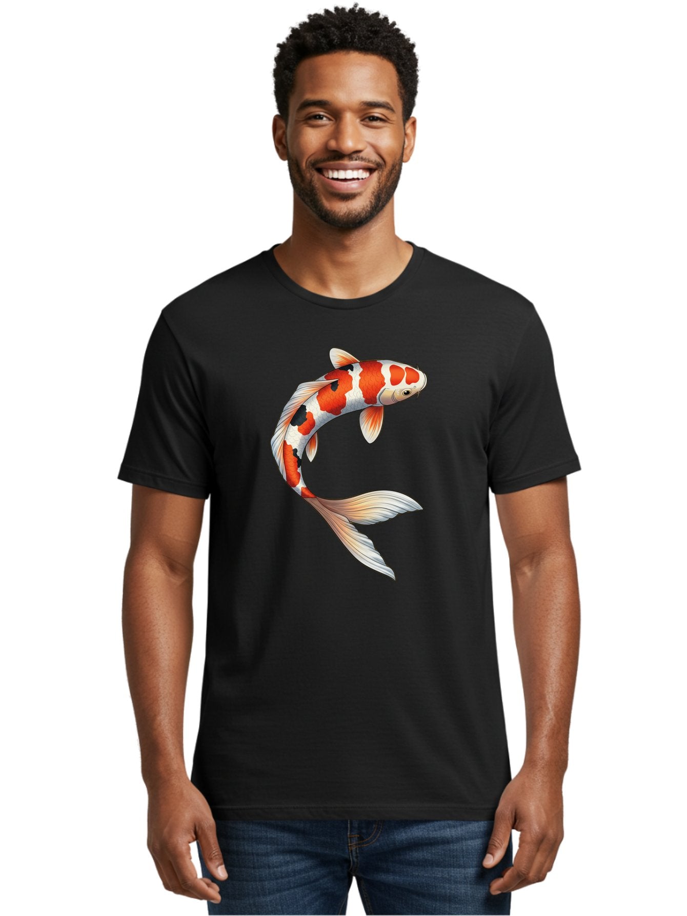 Koi-Fish-5 Men'S Graphic Tee, 100% Cotton, Comfortable Casual Summer Wear, Machine Washable, Vintage Camera, Old Camera, Antique Camera, Black Camera, Classic Photography, Photography Equipment, Nostalgic Device, Film Camera, Camera Art Bak785 19