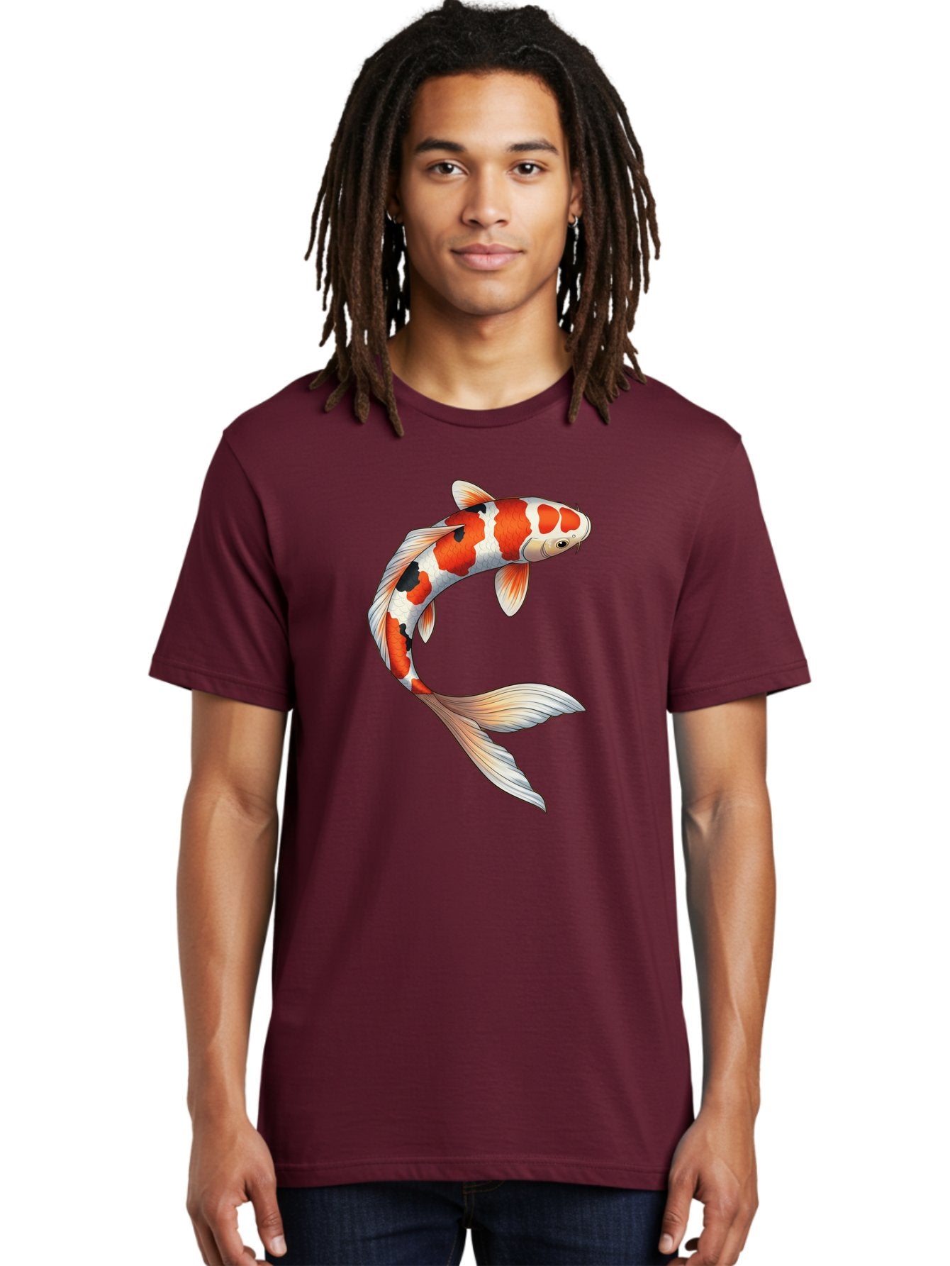 Koi-Fish-5 Men'S Graphic Tee, 100% Cotton, Comfortable Casual Summer Wear, Machine Washable, Vintage Camera, Old Camera, Antique Camera, Black Camera, Classic Photography, Photography Equipment, Nostalgic Device, Film Camera, Camera Art Bak785 22