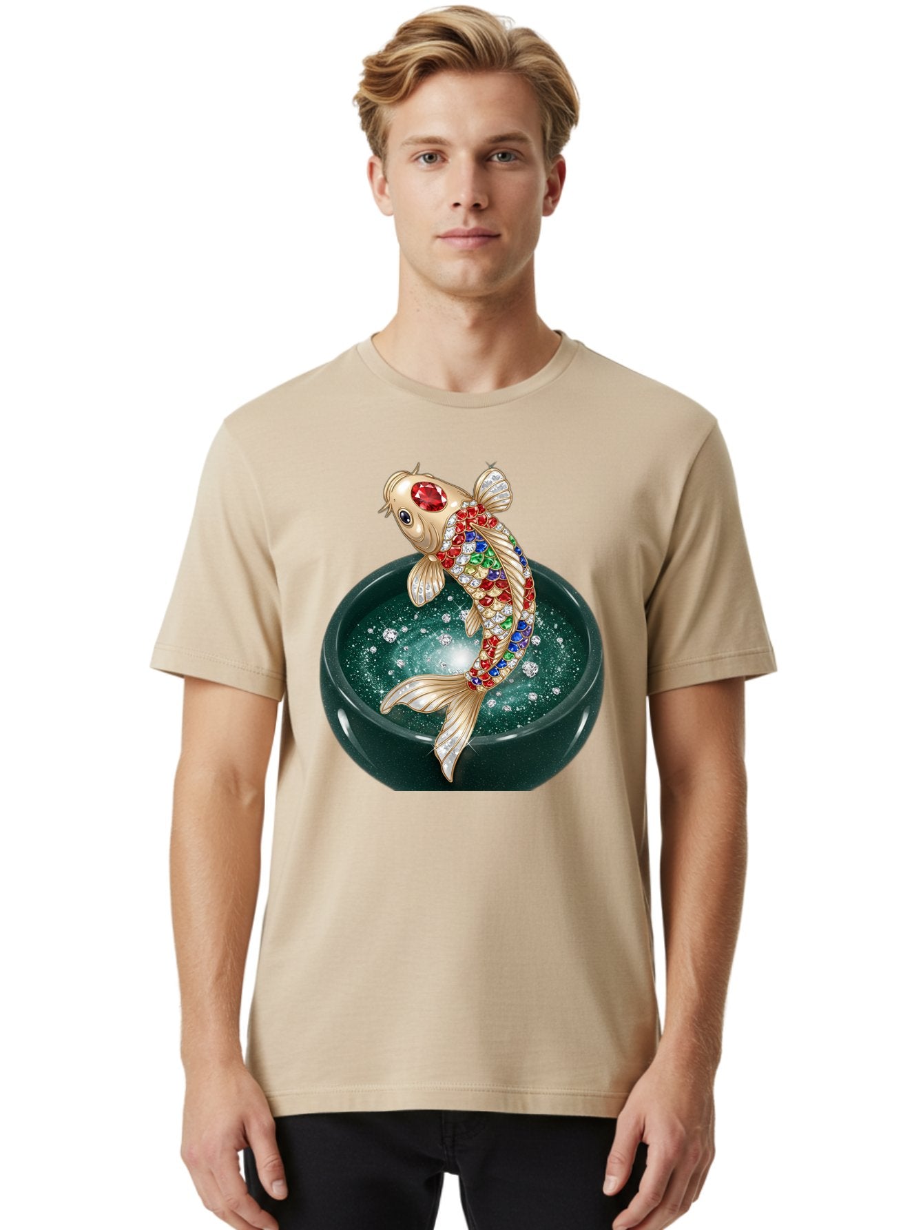 Koi-Fish-Brooch Men'S Graphic Tee, 100% Cotton, Comfortable Casual Summer Wear, Machine Washable, Vintage Camera, Old Camera, Antique Camera, Black Camera, Classic Photography, Photography Equipment, Nostalgic Device, Film Camera, Camera Art Bak790 20