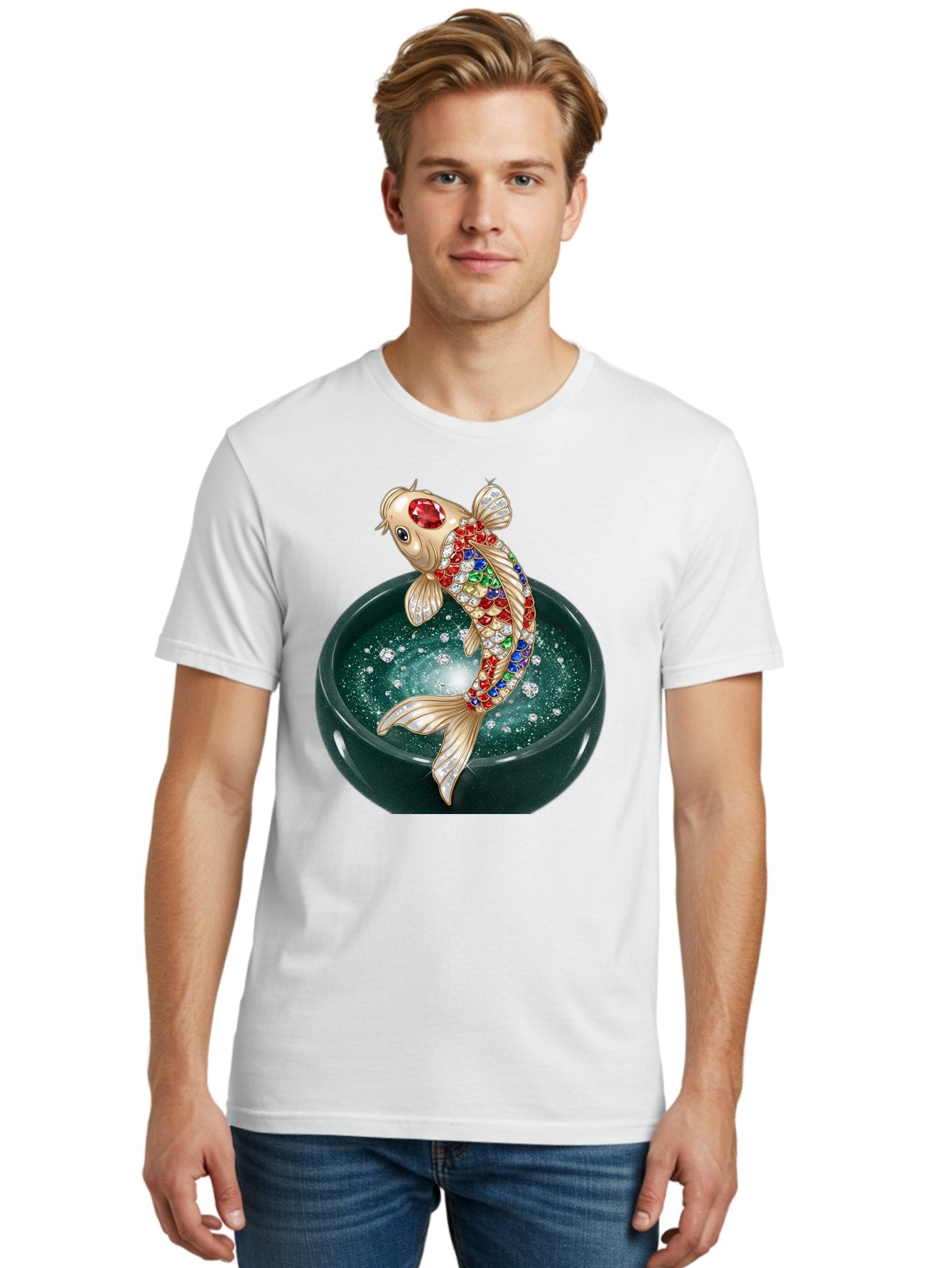 Koi-Fish-Brooch Men'S Graphic Tee, 100% Cotton, Comfortable Casual Summer Wear, Machine Washable, Vintage Camera, Old Camera, Antique Camera, Black Camera, Classic Photography, Photography Equipment, Nostalgic Device, Film Camera, Camera Art Bak790 24