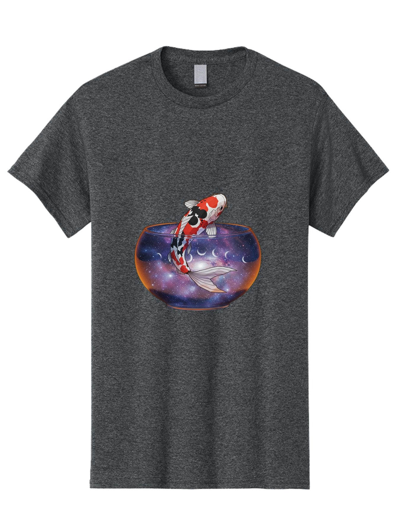 Koi-Fish-In-Galaxy-Bowl-1 Men'S Graphic Tee, 100% Cotton, Comfortable Casual Summer Wear, Machine Washable, Vintage Camera, Old Camera, Antique Camera, Black Camera, Classic Photography, Photography Equipment, Nostalgic Device, Film Camera, Bak793 15