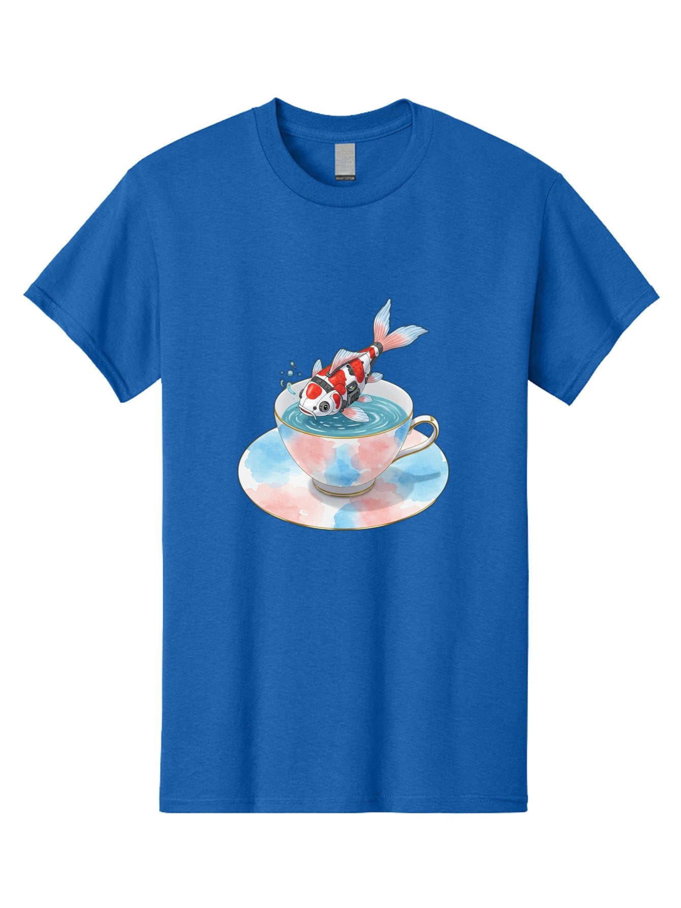 Koi-Fish-In-Teacup Men'S Graphic Tee, 100% Cotton, Comfortable Casual Summer Wear, Machine Washable, Vintage Camera, Old Camera, Antique Camera, Black Camera, Classic Photography, Photography Equipment, Nostalgic Device, Film Camera, Bak795 15