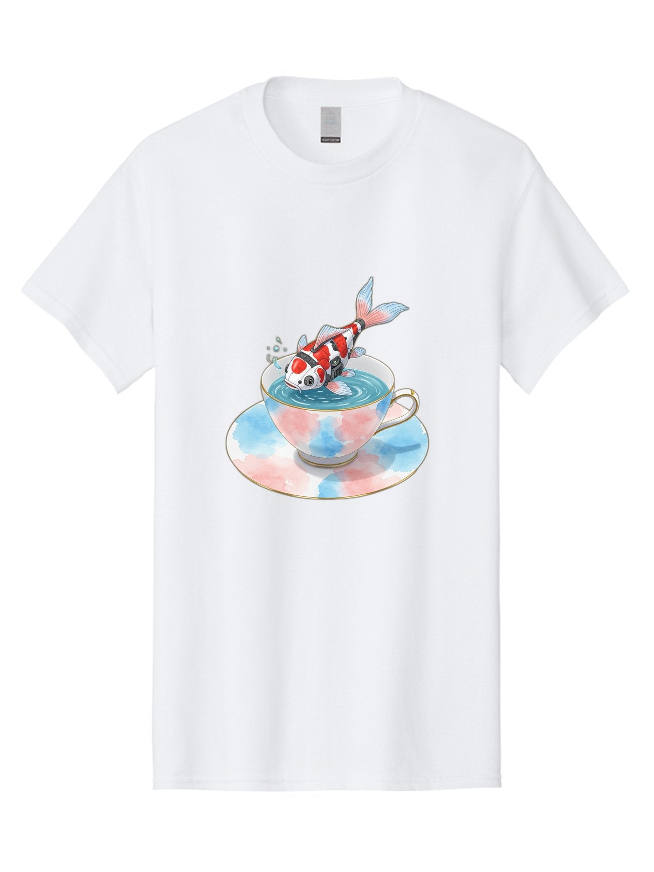 Koi-Fish-In-Teacup Men'S Graphic Tee, 100% Cotton, Comfortable Casual Summer Wear, Machine Washable, Vintage Camera, Old Camera, Antique Camera, Black Camera, Classic Photography, Photography Equipment, Nostalgic Device, Film Camera, Bak795 13