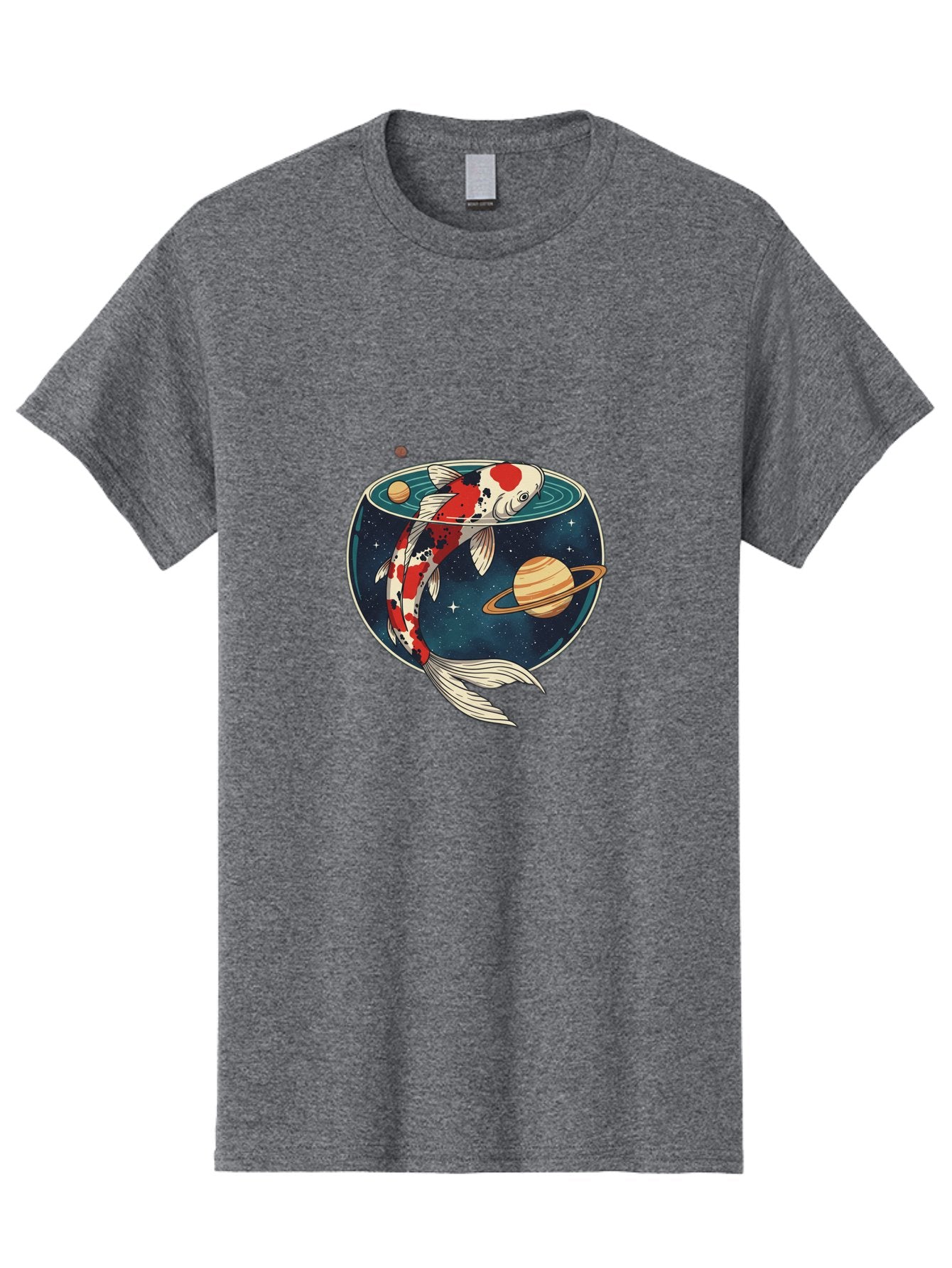 Koi-Fish-Space Men'S Graphic Tee, 100% Cotton, Comfortable Casual Summer Wear, Machine Washable, Vintage Camera, Old Camera, Antique Camera, Black Camera, Classic Photography, Photography Equipment, Nostalgic Device, Film Camera, Camera Art Bak797 3