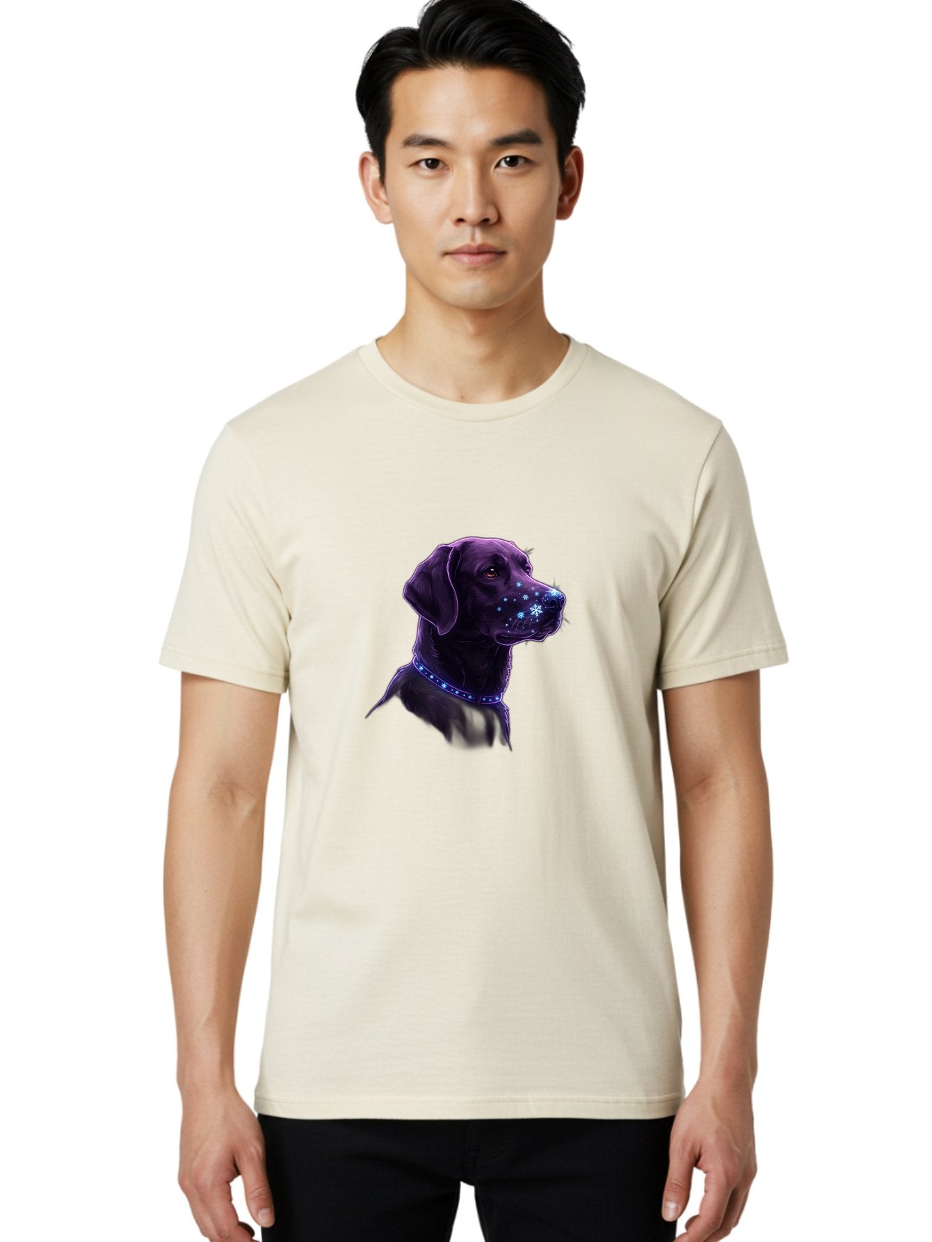 Labrador-With-Snowflakes Men'S Graphic Tee, 100% Cotton, Comfortable Casual Summer Wear, Machine Washable, Vintage Camera, Old Camera, Antique Camera, Black Camera, Classic Photography, Photography Equipment, Nostalgic Device, Film Camera, Bak800 28