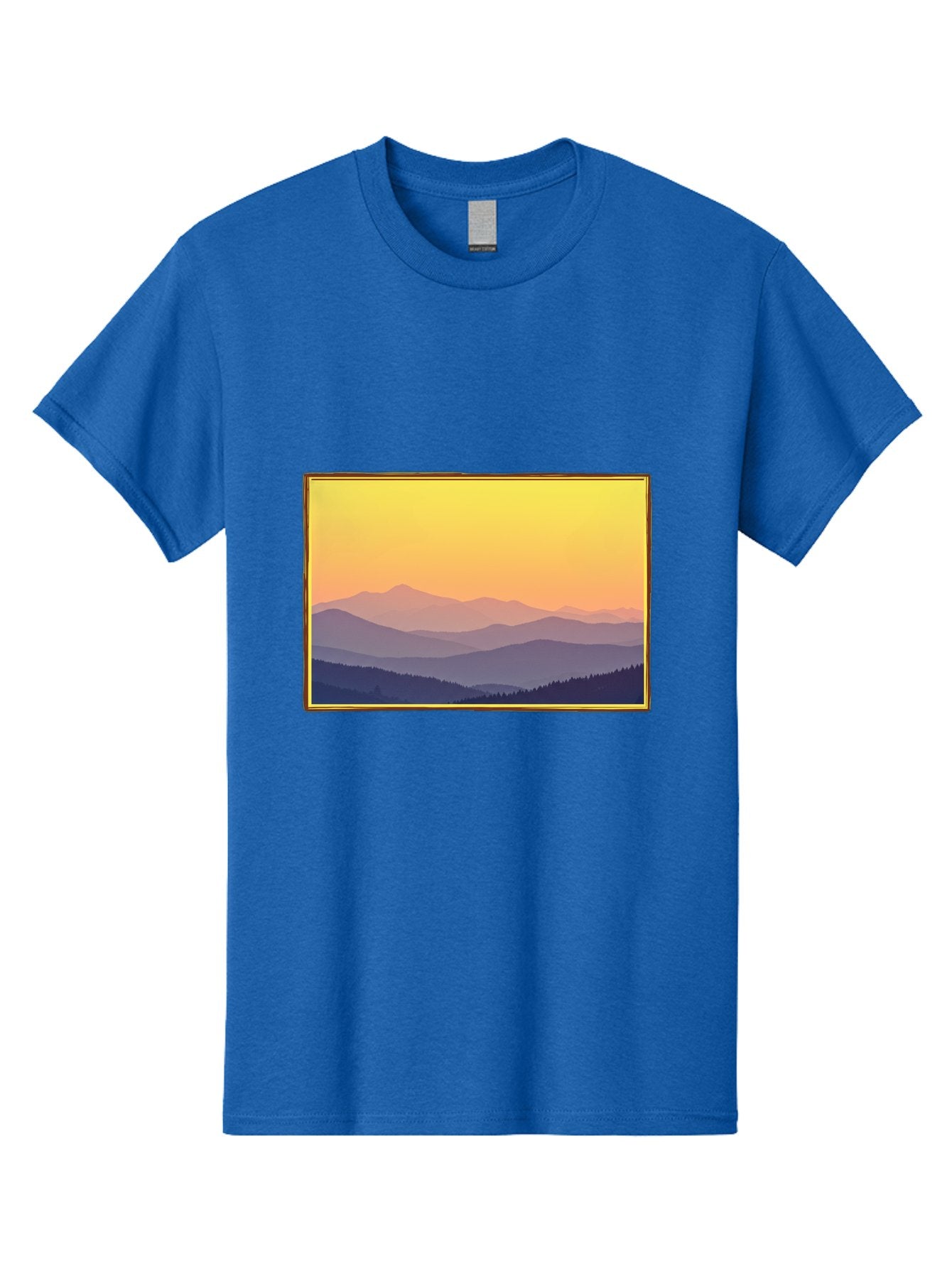 Layered-Mountains-At-Sunset Men'S Graphic Tee, 100% Cotton, Comfortable Casual Summer Wear, Machine Washable, Vintage Camera, Old Camera, Antique Camera, Black Camera, Classic Photography, Photography Equipment, Nostalgic Device, Film Camera, Bak802 11