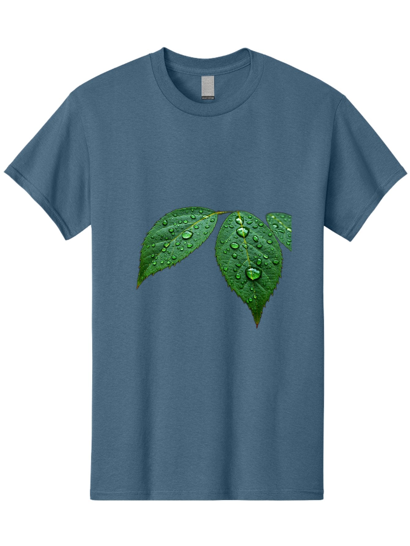 Leaves-With-Water-Droplets Men'S Graphic Tee, 100% Cotton, Comfortable Casual Summer Wear, Machine Washable, Vintage Camera, Old Camera, Antique Camera, Black Camera, Classic Photography, Photography Equipment, Nostalgic Device, Film Camera, Bak803 4