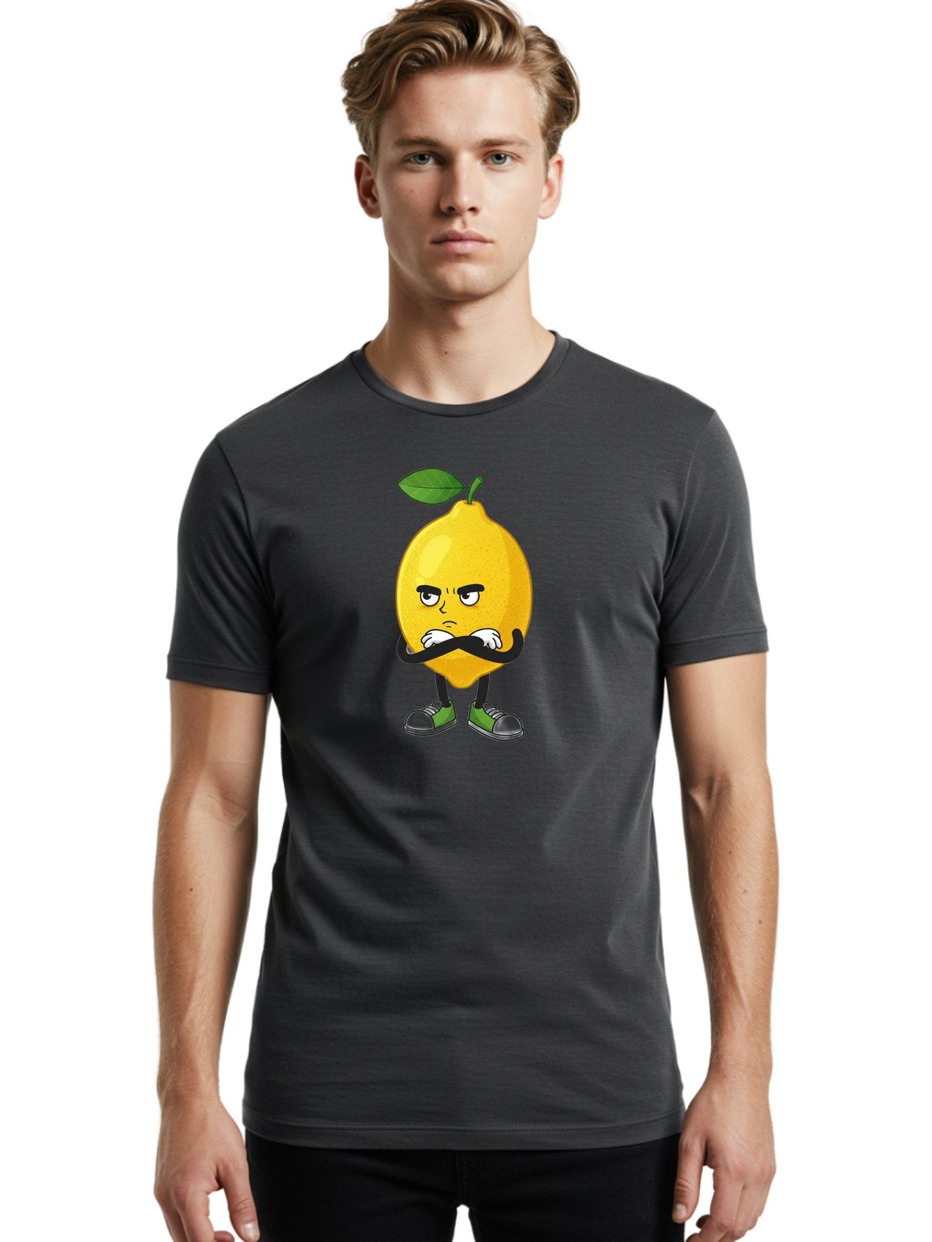 Lemon-With-Mustache Men'S Graphic Tee, 100% Cotton, Comfortable Casual Summer Wear, Machine Washable, Vintage Camera, Old Camera, Antique Camera, Black Camera, Classic Photography, Photography Equipment, Nostalgic Device, Film Camera, Bak808 23
