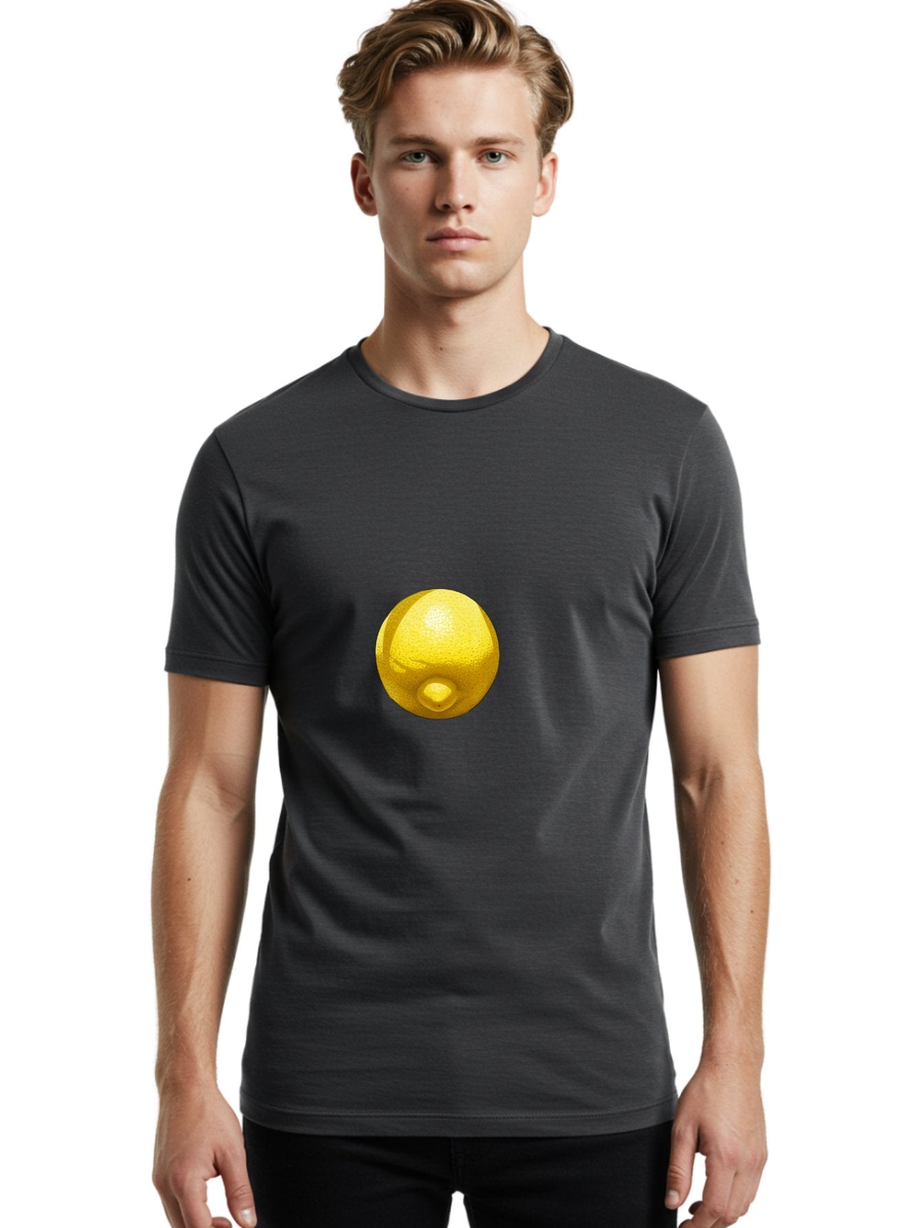 Lemon Men'S Graphic Tee, 100% Cotton, Comfortable Casual Summer Wear, Machine Washable, Vintage Camera, Old Camera, Antique Camera, Black Camera, Classic Photography, Photography Equipment, Nostalgic Device, Film Camera, Camera Art Bak809 16