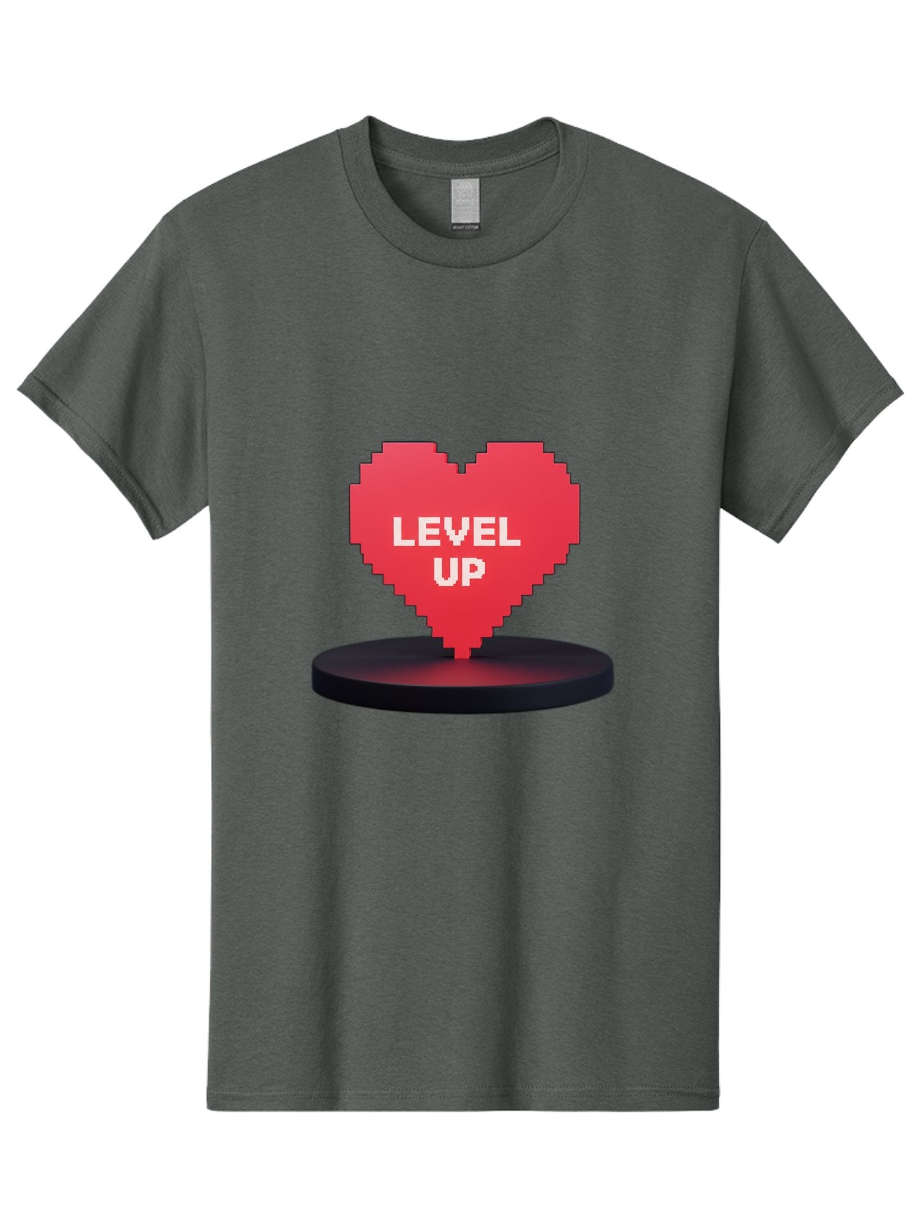 Level-Up-Heart Men'S Graphic Tee, 100% Cotton, Comfortable Casual Summer Wear, Machine Washable, Vintage Camera, Old Camera, Antique Camera, Black Camera, Classic Photography, Photography Equipment, Nostalgic Device, Film Camera, Camera Art Bak817 5